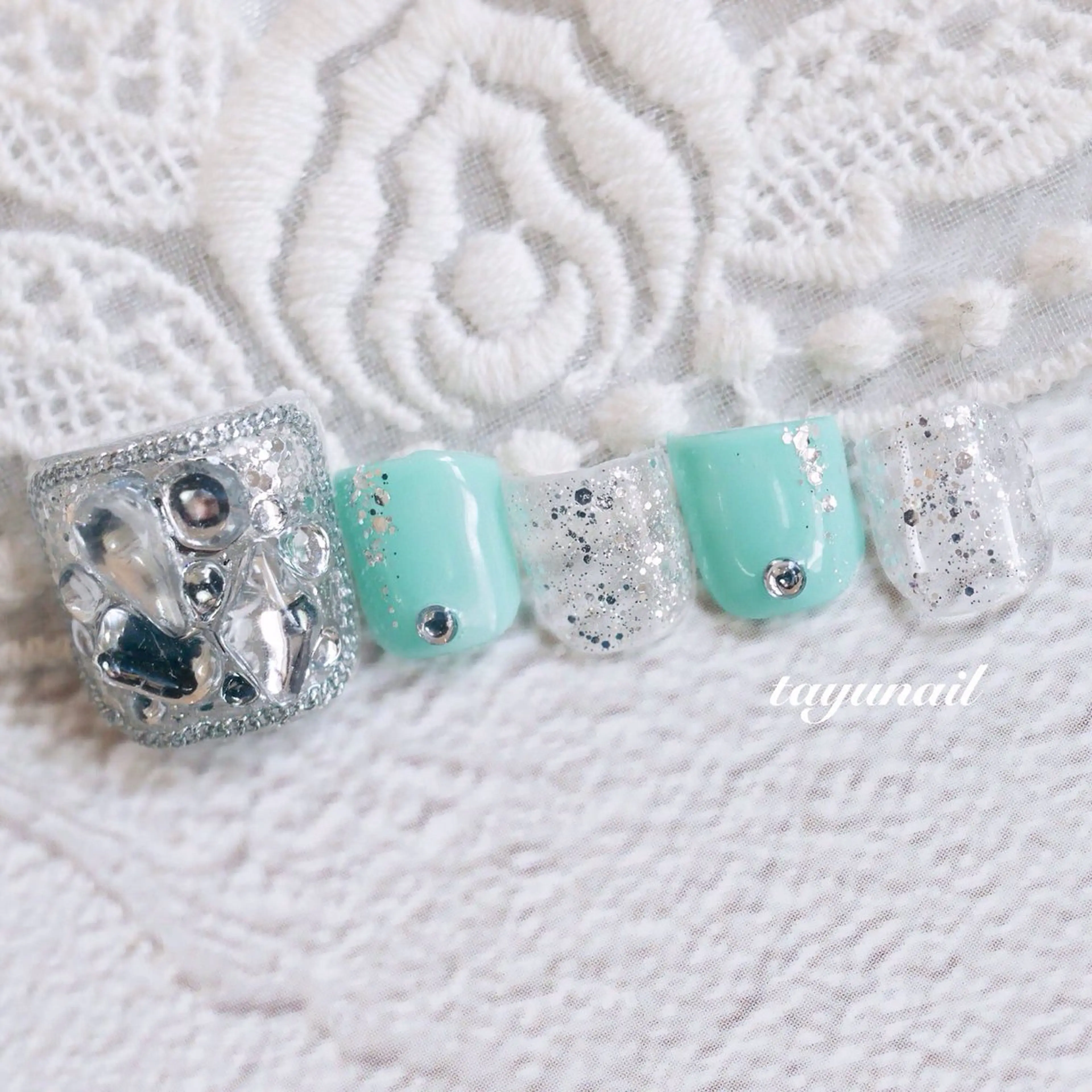 ネイル アートネイル ジェルネイル パラジェル ネイルサロン 【たゆnail】のネイルデザイン