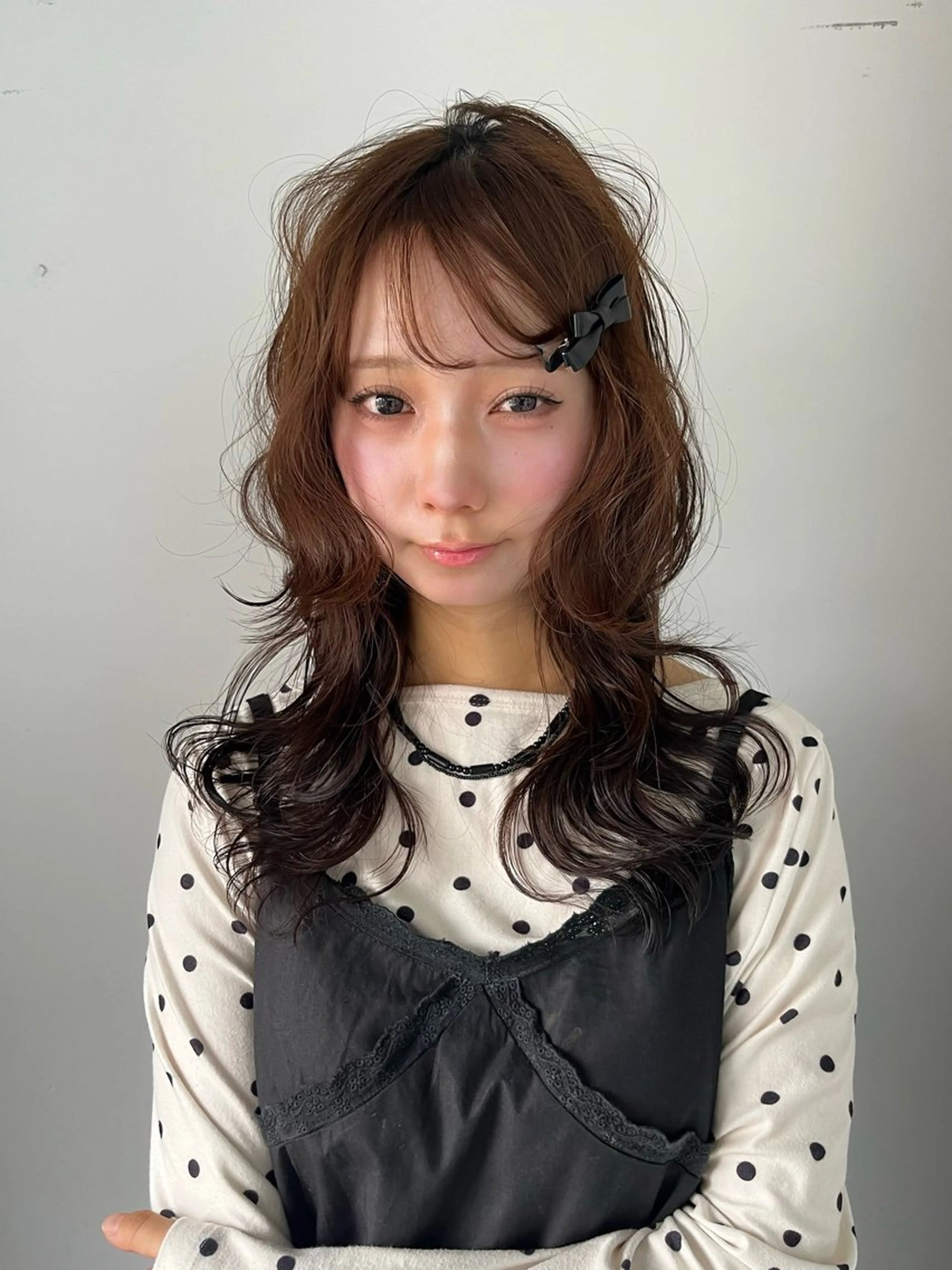 セミロング カラー ブラウンカラー レイヤーカット カット ヘアカラー トリートメント レイヤーカット/ブラ ウンカラー/河野凜のヘアスタイル
