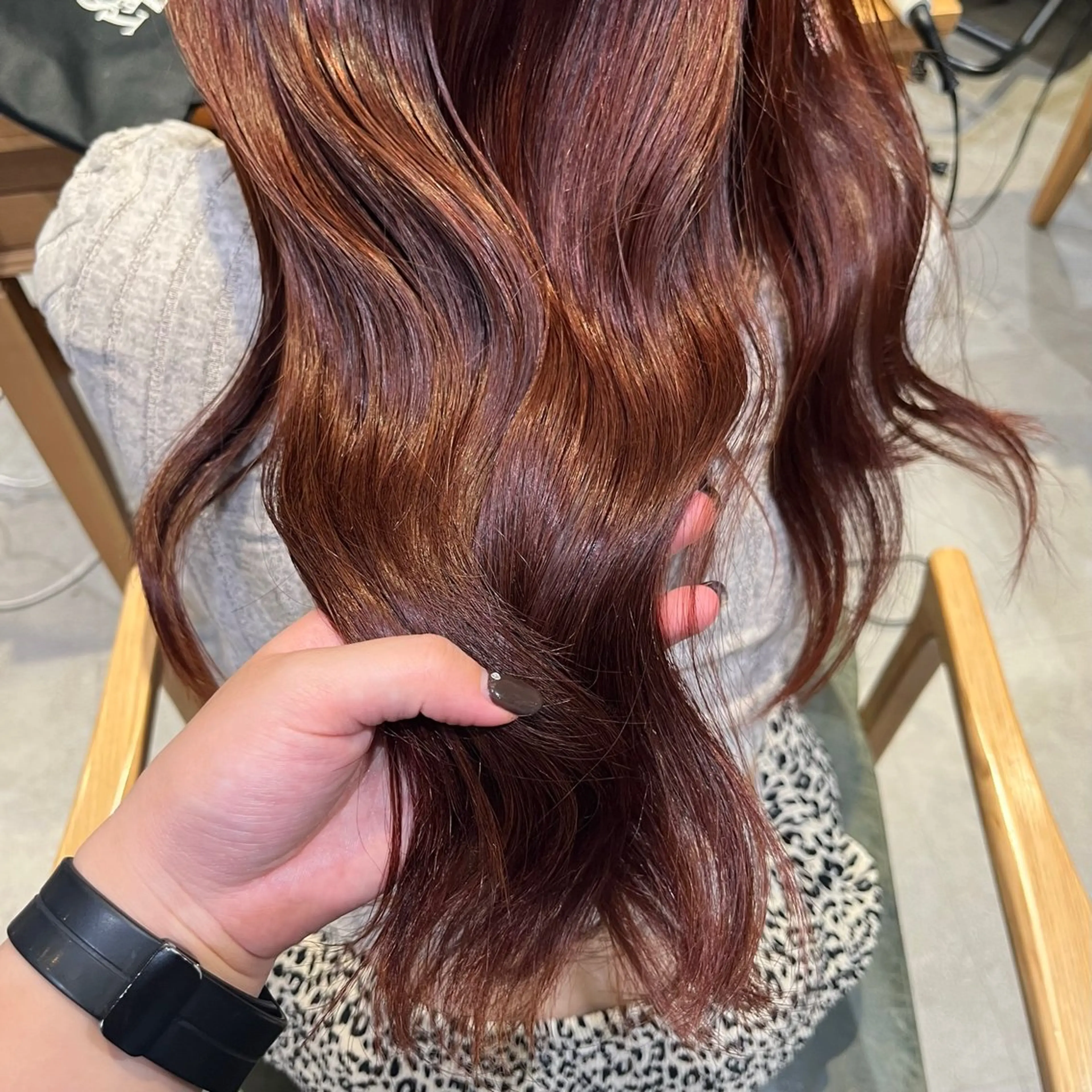 ロング カラー ブラウンカラー ピンクカラー ピンクブラウン ヘアカラー 𝐚𝐨𝐢🩰/ パーソナルカラーのヘアスタイル