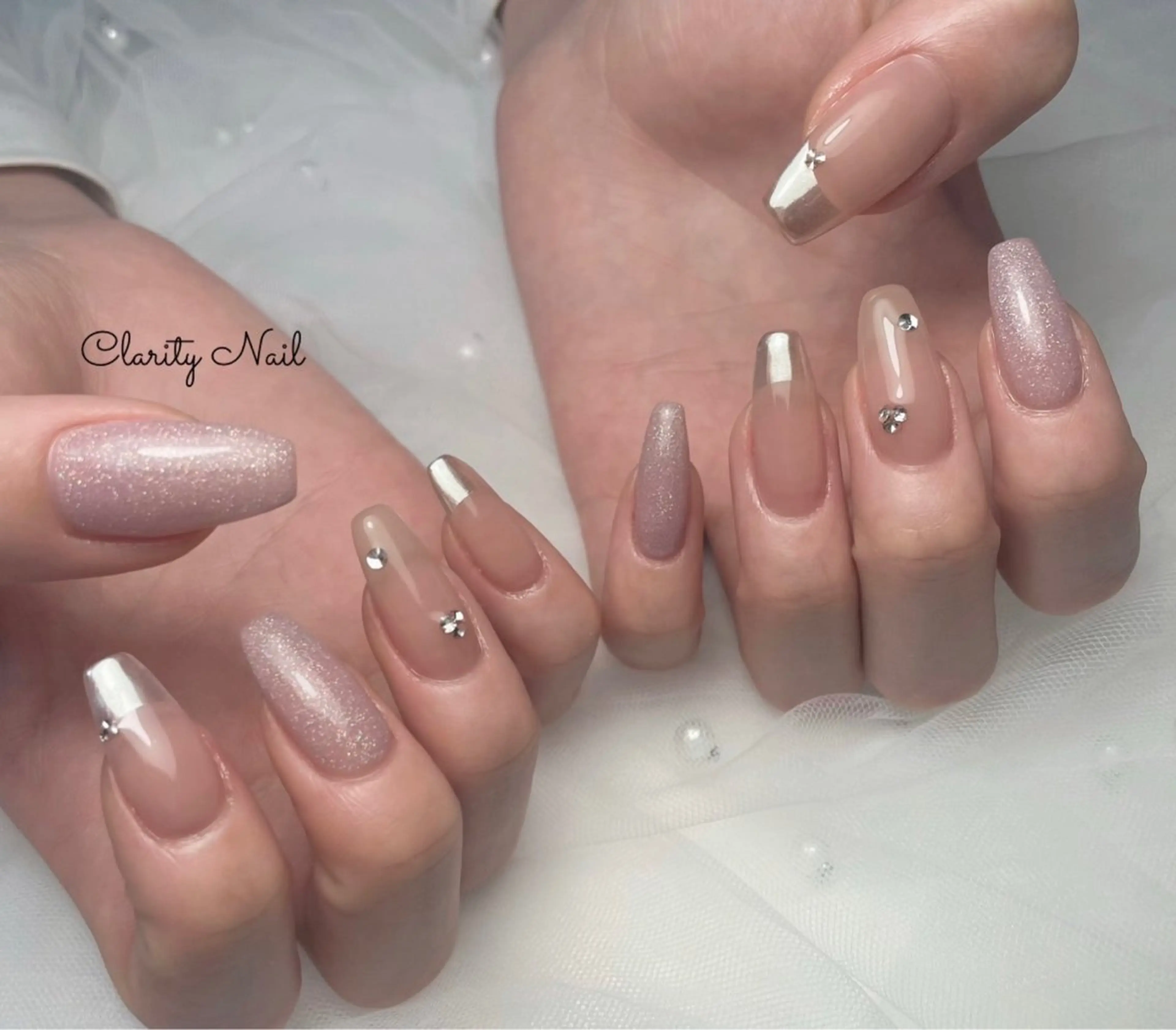 ネイル アートネイル 持ち込み ハンドネイル Clarity Nailのネイルデザイン