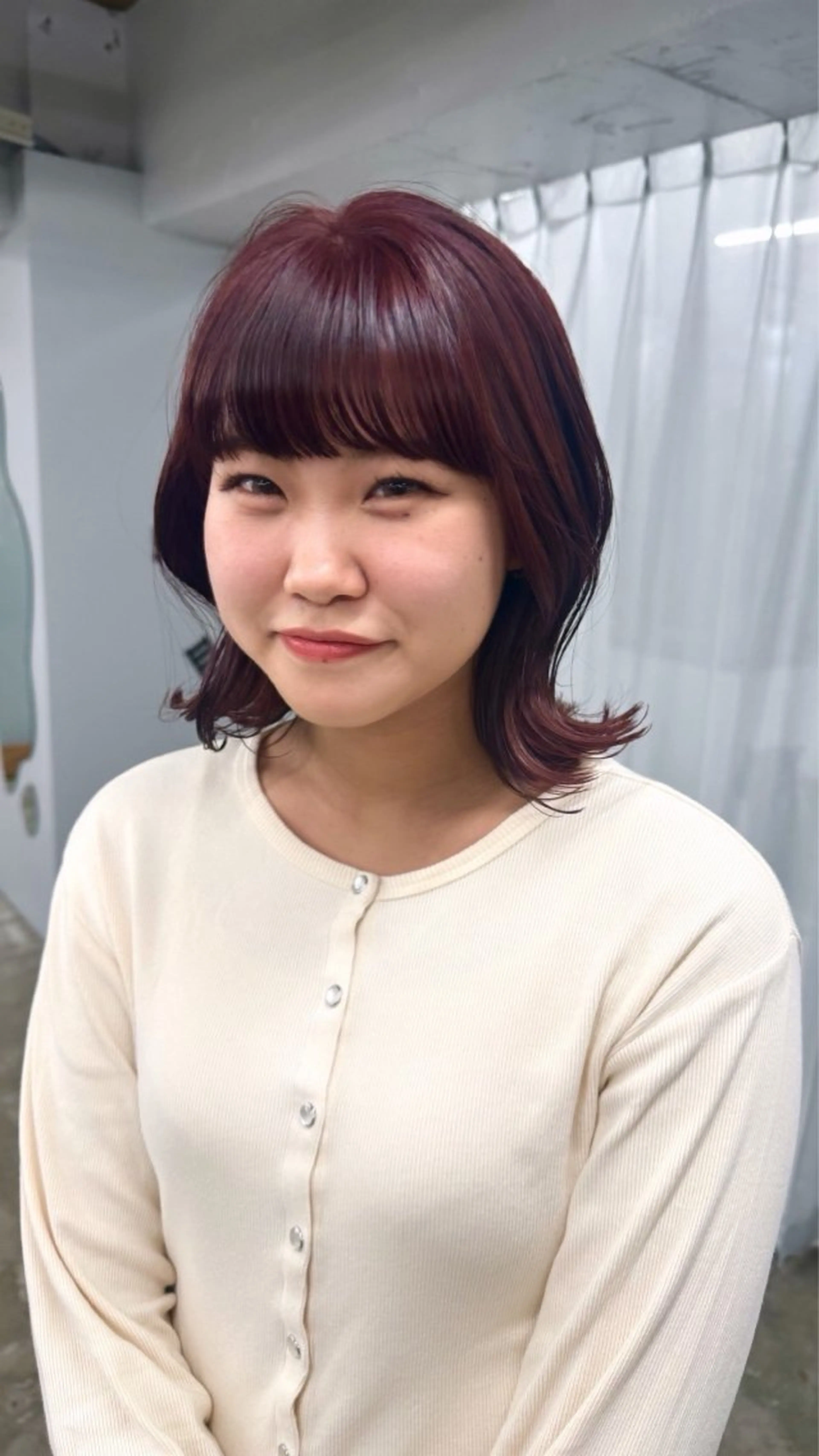 カラー cie ヒナタのヘアスタイル
