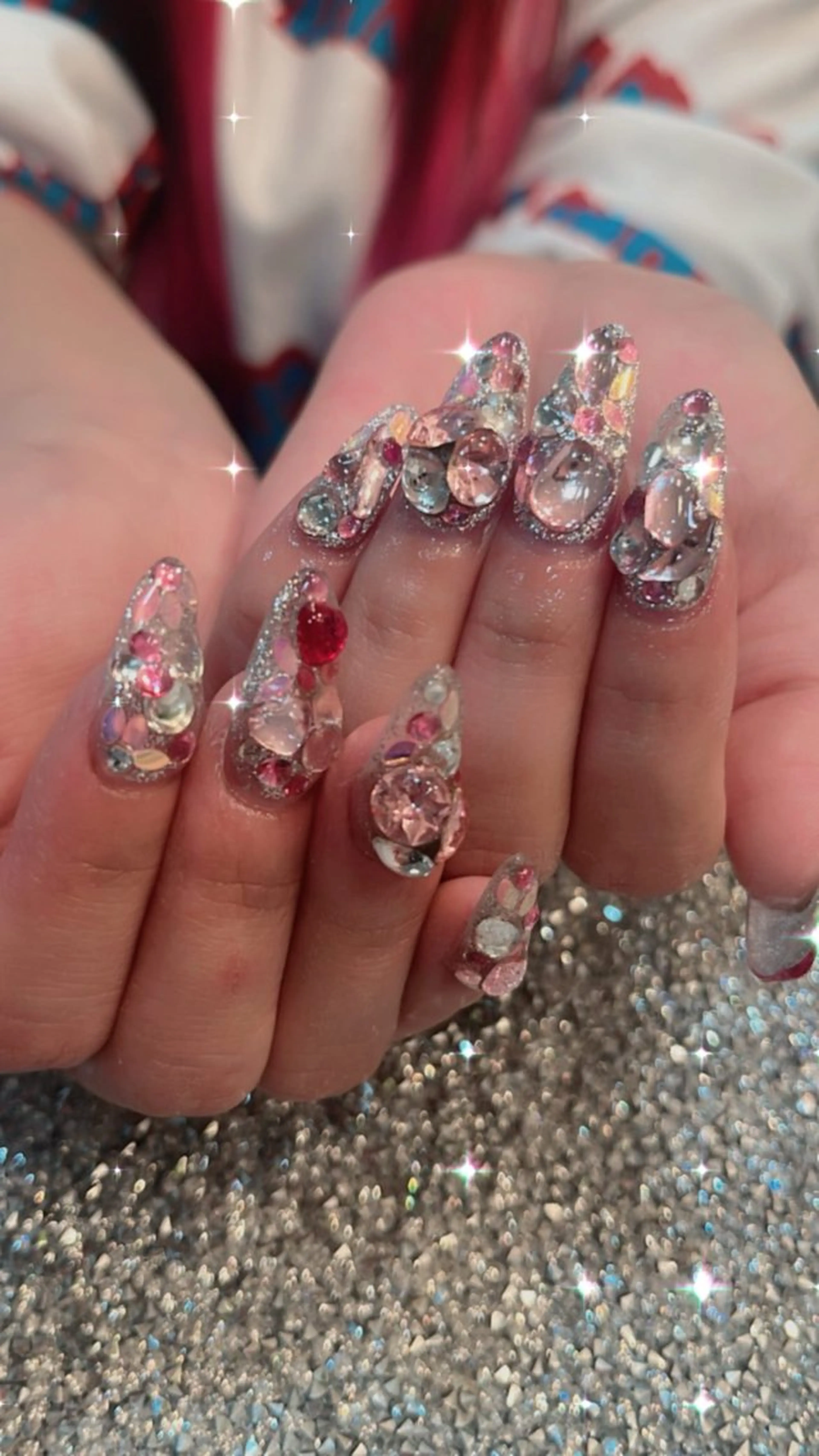 ネイル アートネイル 鶴橋wooone nail.rieのネイルデザイン