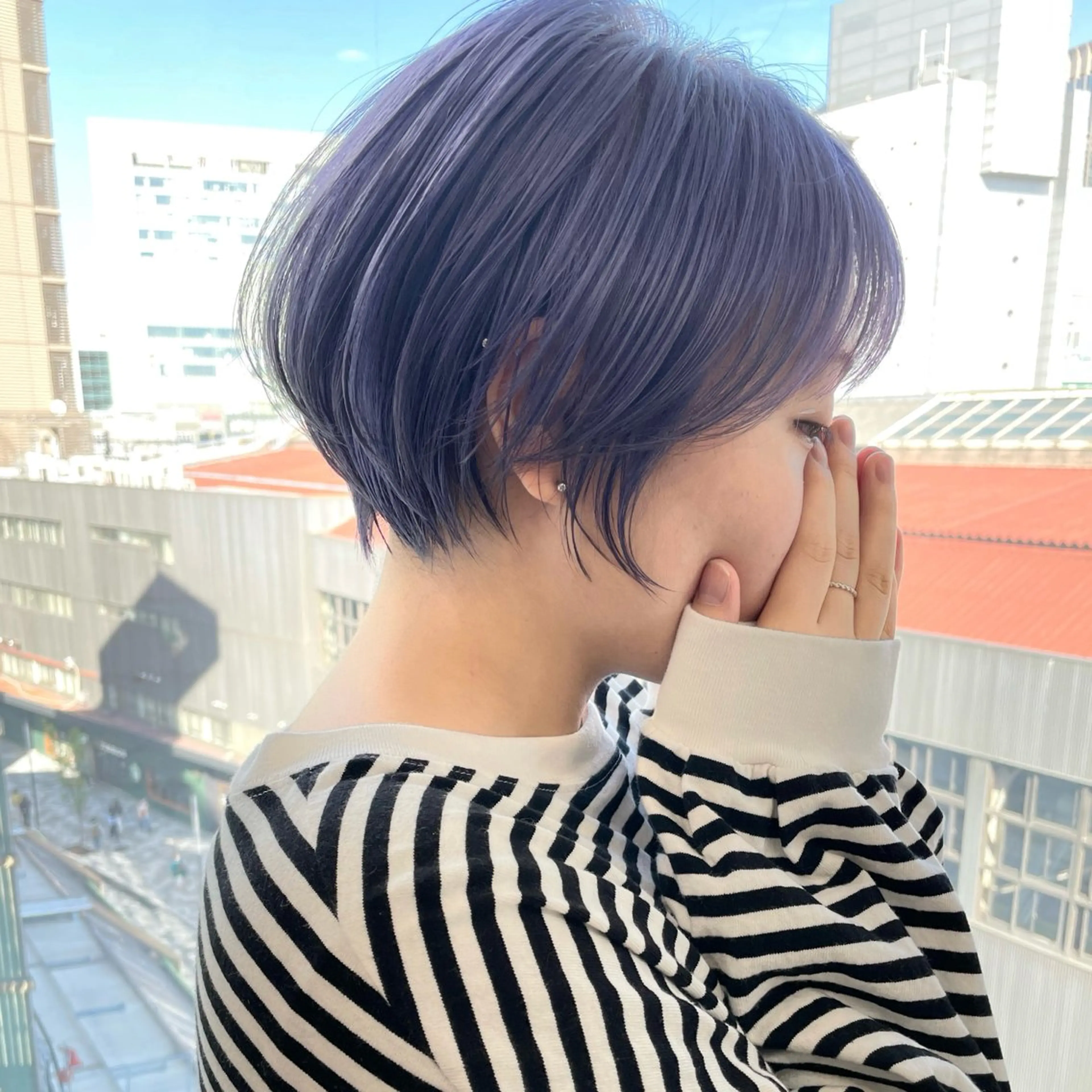 ショート カット ヘアカラー トリートメント 🎗️mellow 神戸三宮 髪質改善のヘアスタイル