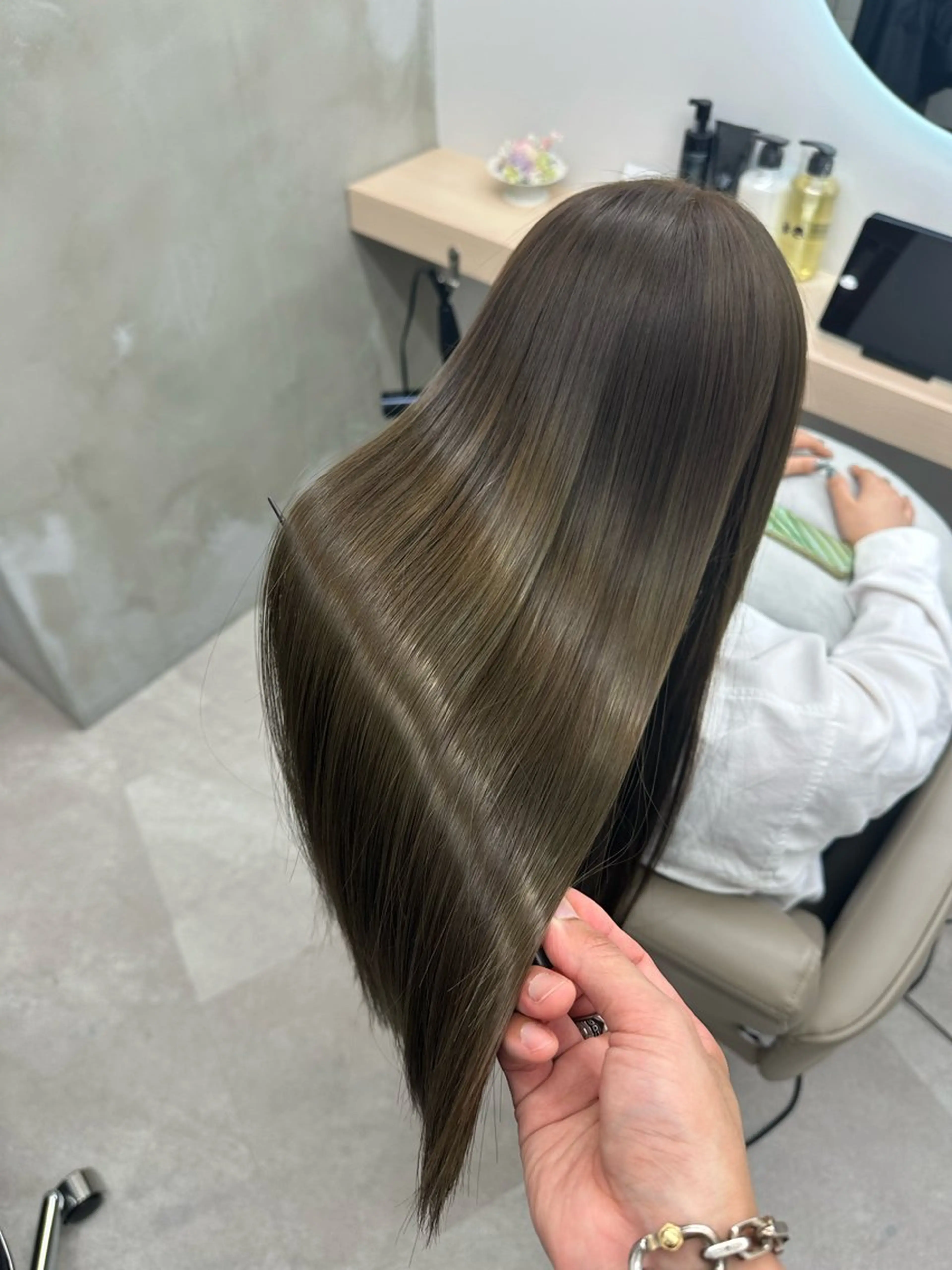 ロング カラー 髪質改善🌸縮毛矯正 専門家💖後藤のヘアスタイル