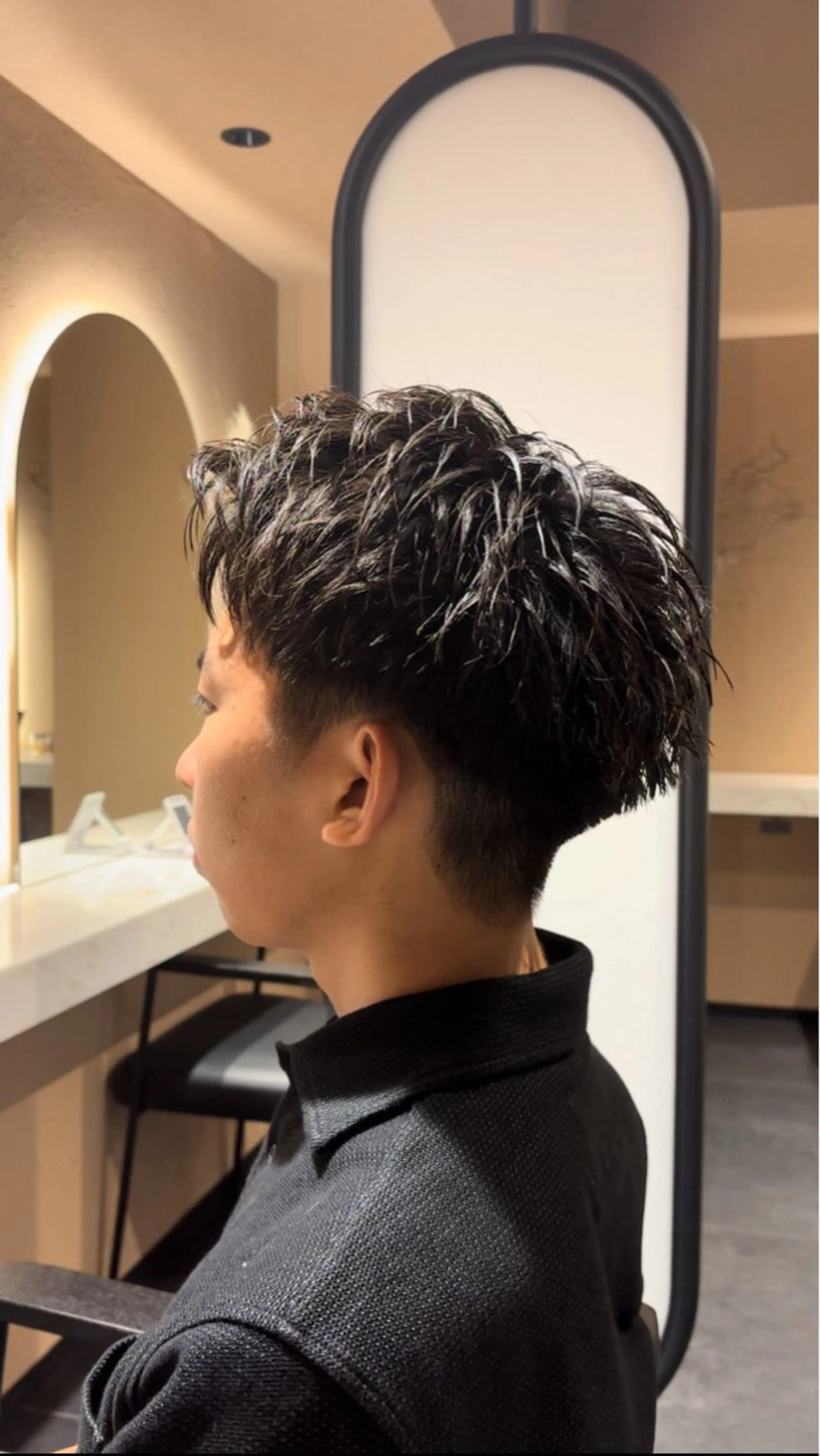 メンズ 刈り上げ Ali'i MEN'S　SALON所属・朝楽パーマ🔥 メンズ特化のヘアスタイル