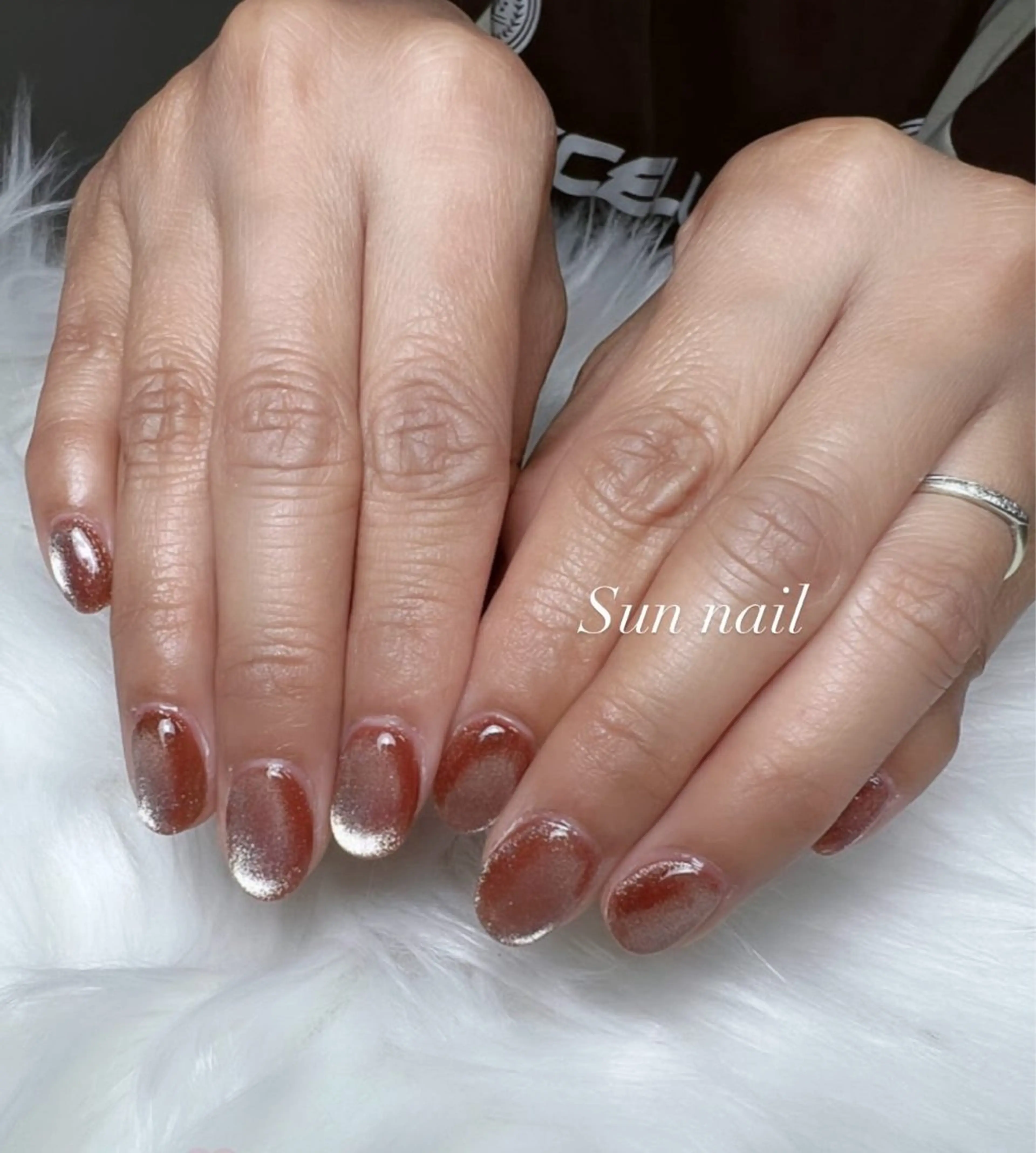 ネイル マグネットネイル ハンドネイル フットネイル Sun nail ...ayaのネイルデザイン