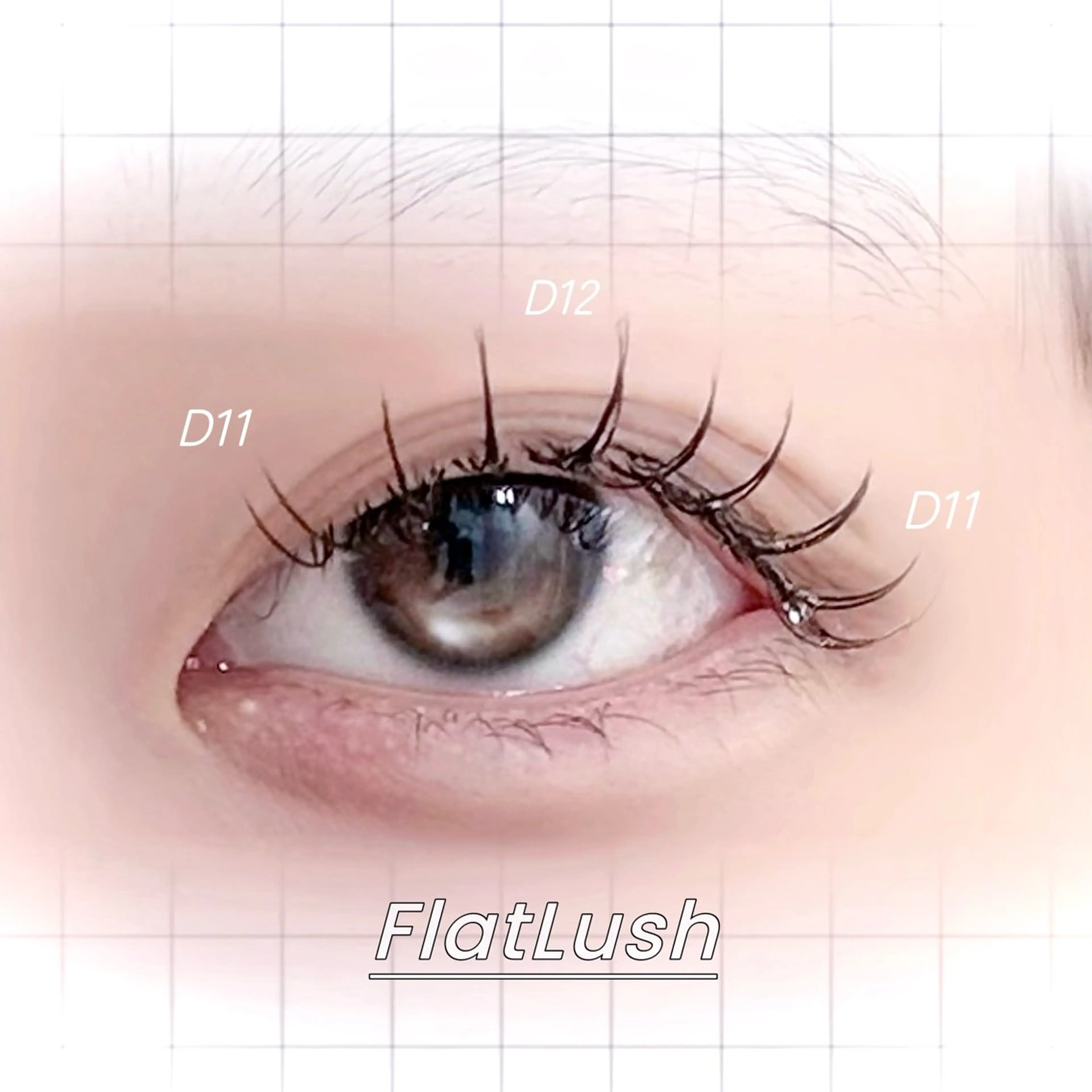 《 リピーター様限定 》　　　　　　　　　　　　　　★ フラットラッシュ 100本 ★ オフなし　　　　🧤束感仕上げの写真