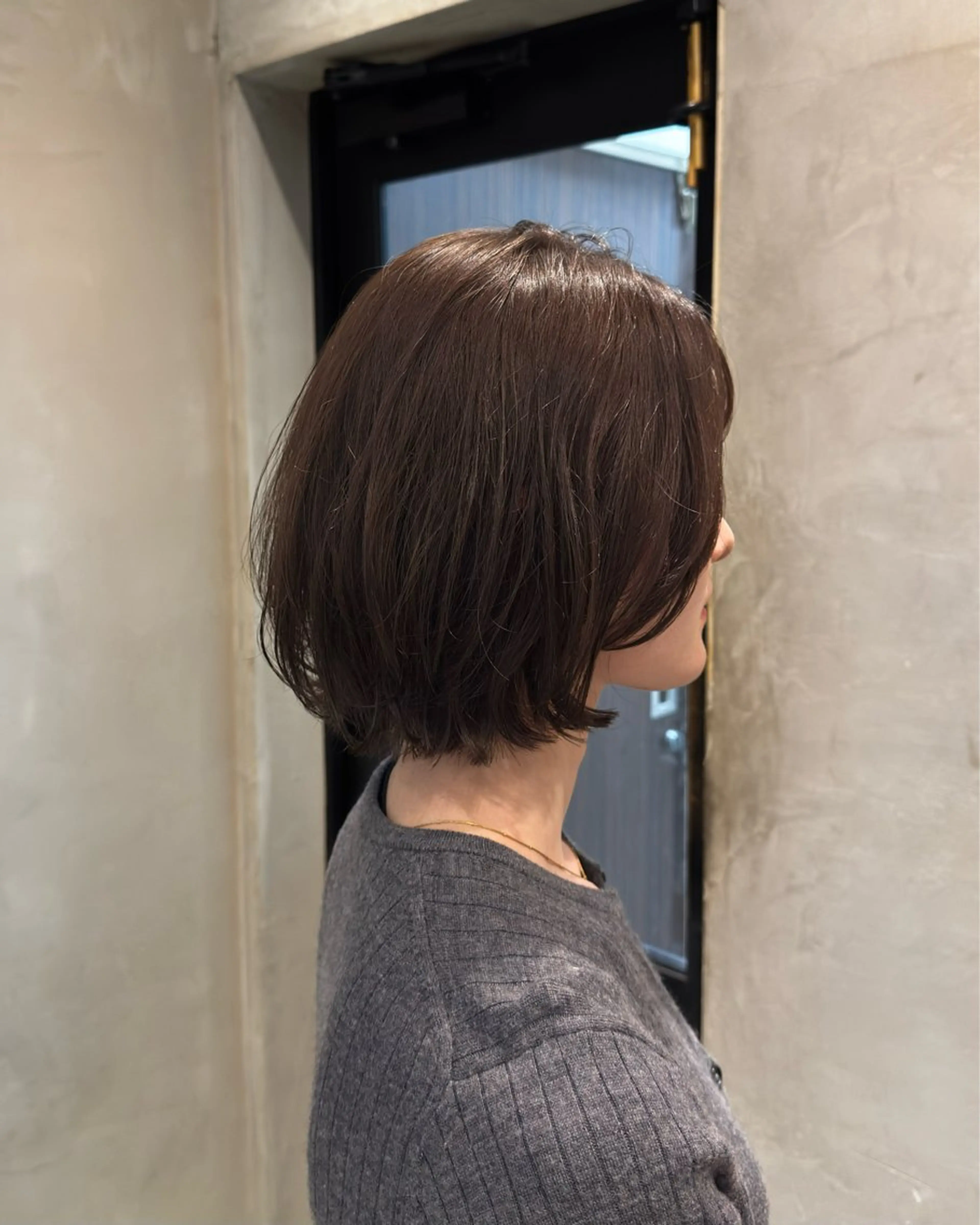 ショート ボブレイヤー ボブ くびれヘア くせ毛 くびれレイヤー カット ヘアカラー トリートメント ボブ/パーマ/レイ ヤー/新宿/KOKIのヘアスタイル