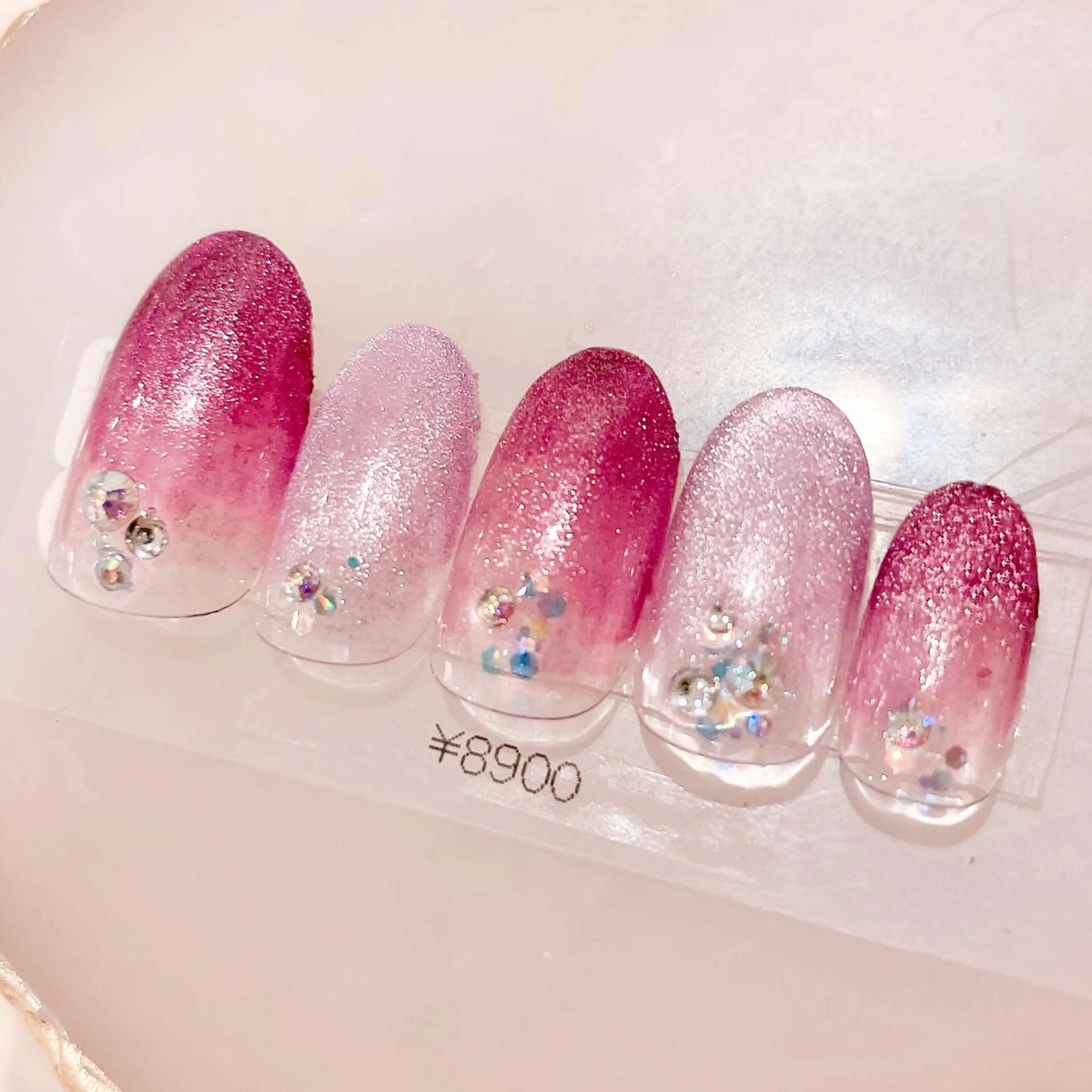 ネイル ジェルネイル グラデーション マグネットネイル ハンドネイル CHIARA nailsのネイルデザイン