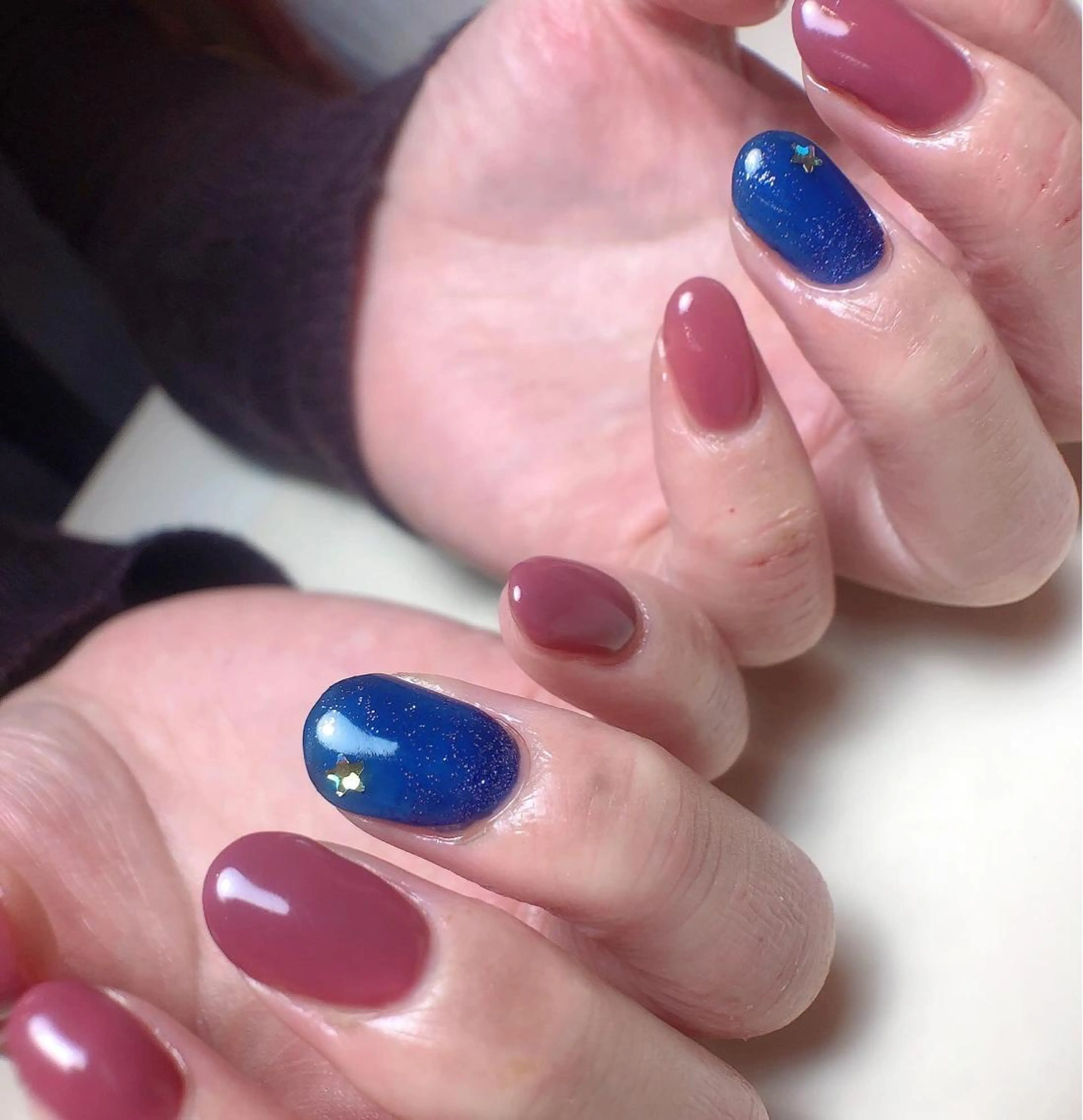 ネイル アートネイル キラキラネイル シンプルネイル Nail ビ爪のネイルデザイン