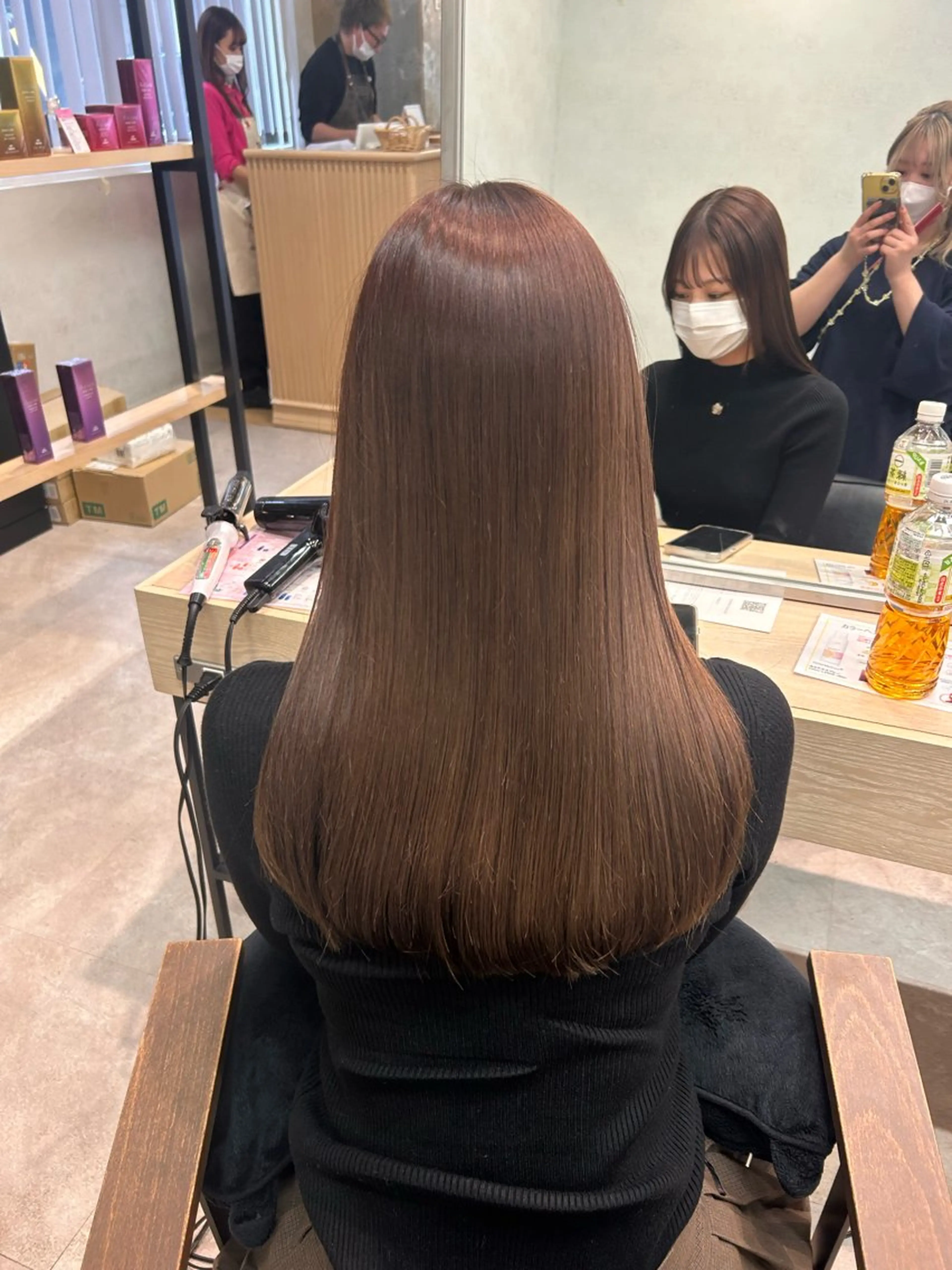 ロング カット ヘアカラー トリートメント 艶カラー🌟 kanonのヘアスタイル