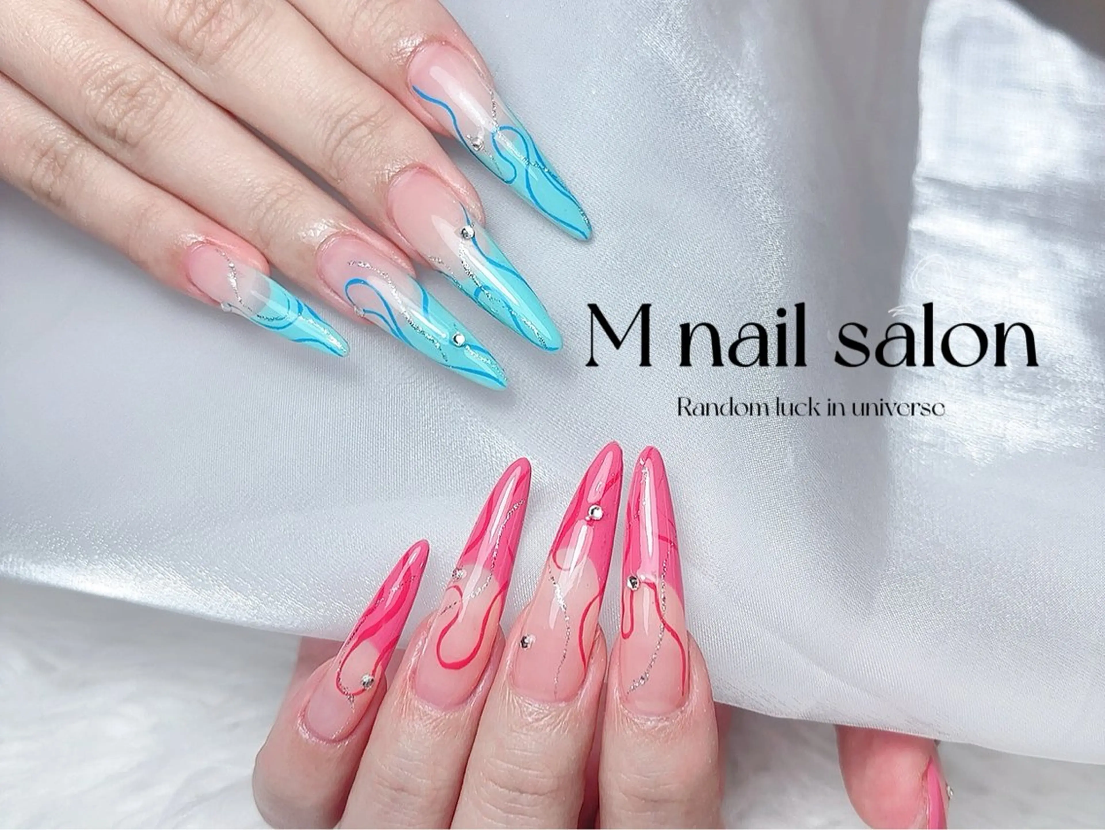 ネイル ハンドネイル M🌷nail 長さだし専門店のネイルデザイン