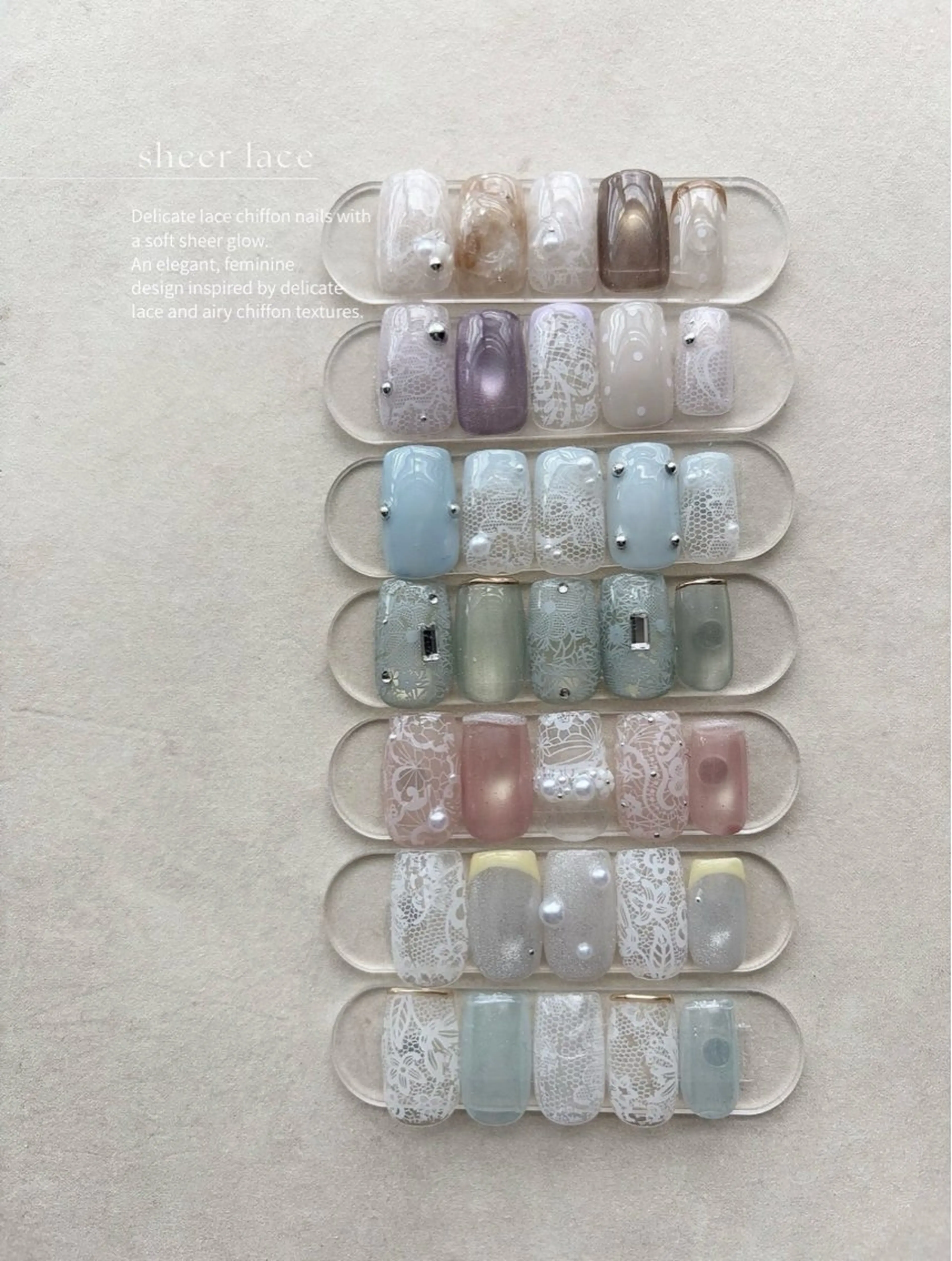 ネイル レース ハンドネイル anlubon /みわのネイルデザイン
