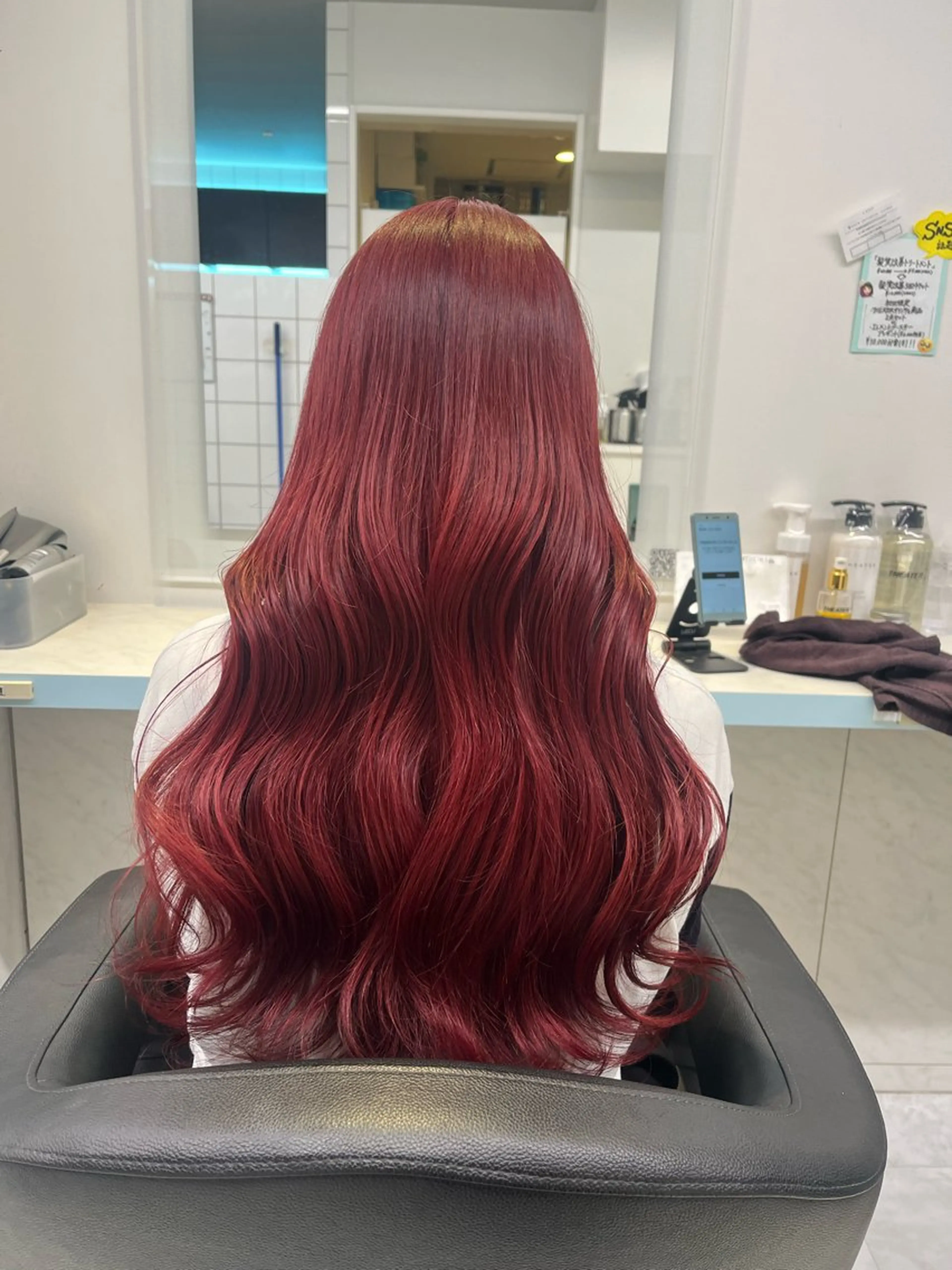 ロング カラー ヘアカラー トリートメント ブリーチカラー 🩵MIZUKIのヘアスタイル