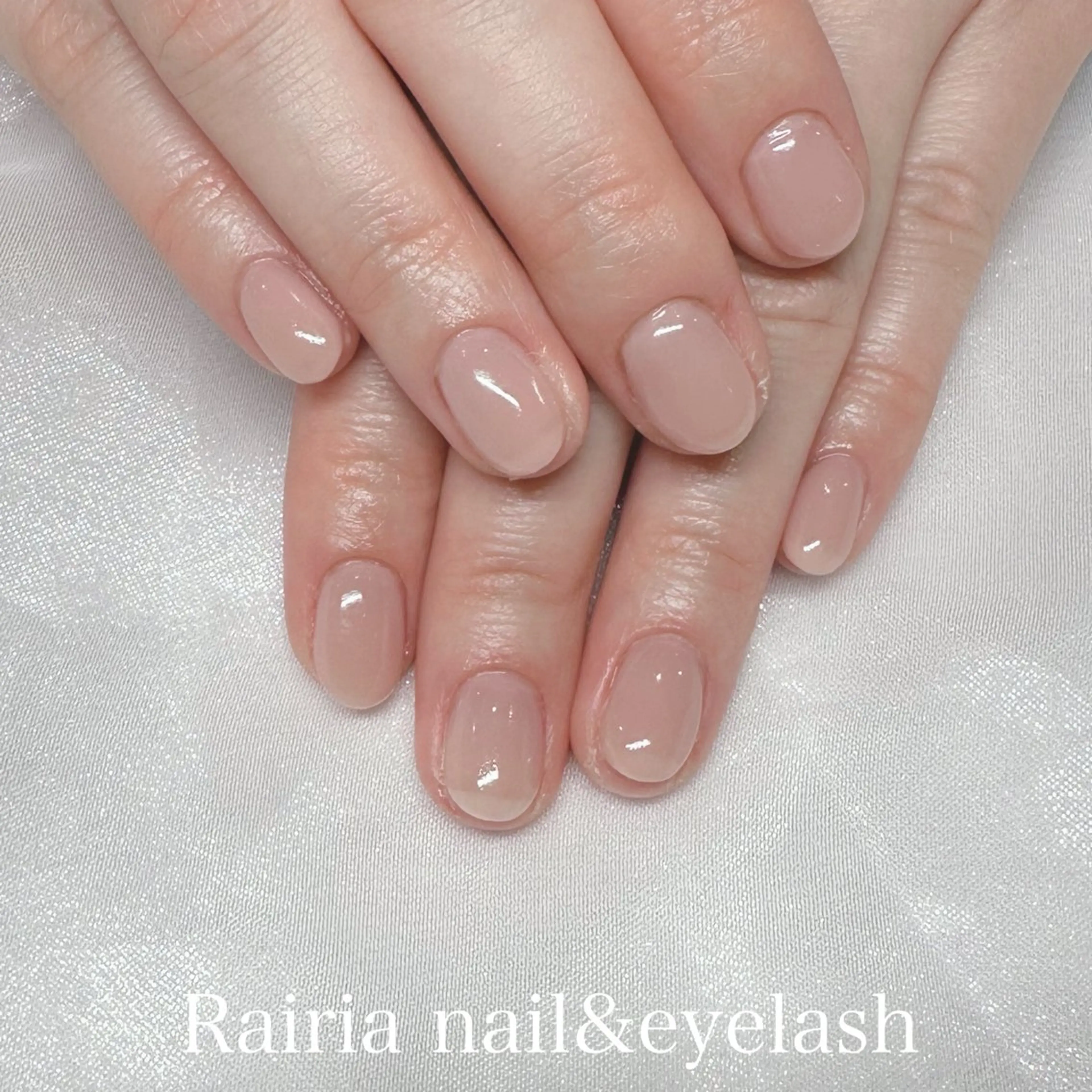 ネイル ジェルネイル ワンカラーネイル パラジェル ハンドネイル Rairia nail所属・ライリアネイル Mikuのネイルデザイン