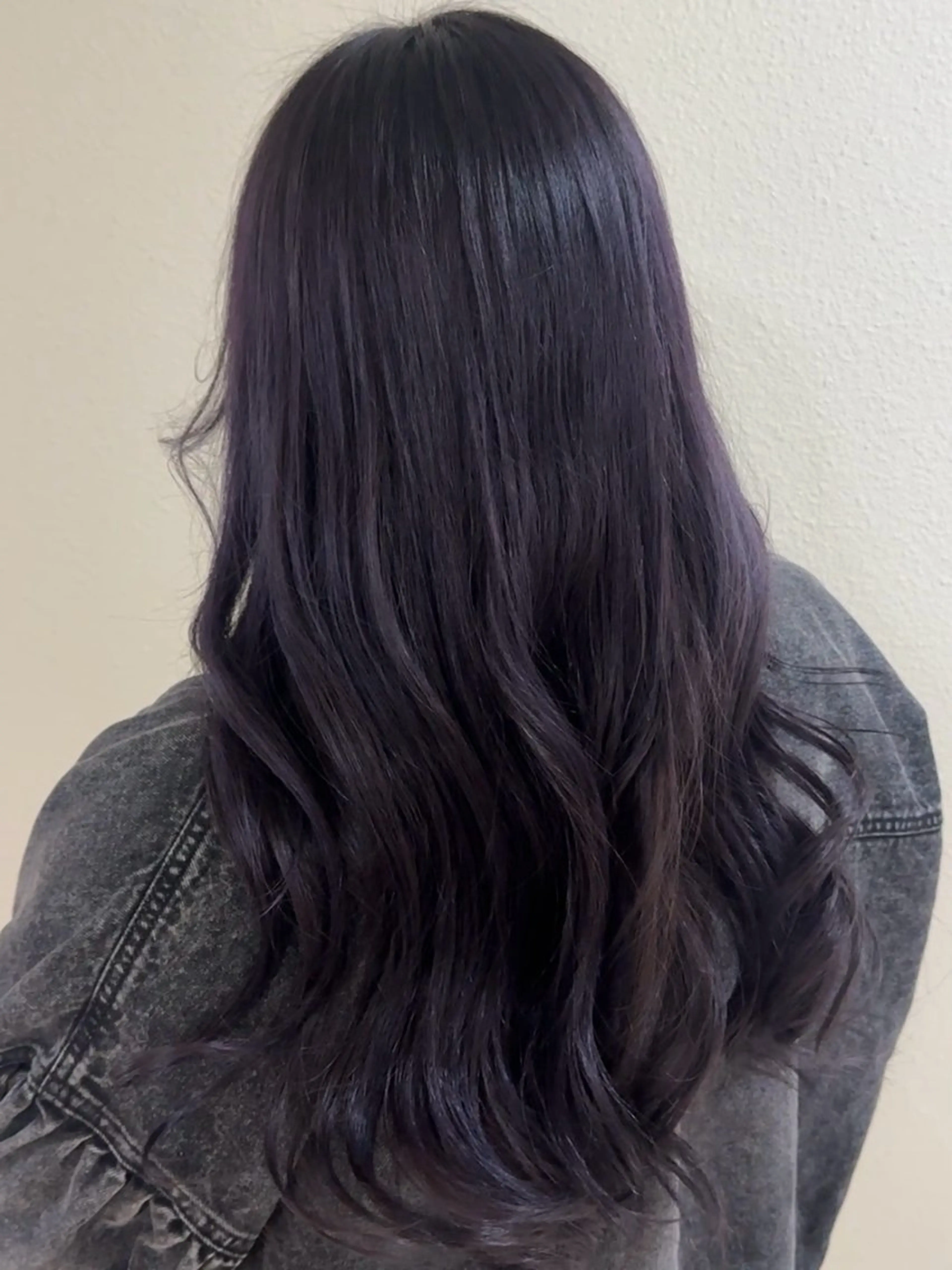 カラー 透明感カラー ディープラベンダー ラベンダーカラー ヘアカラー annuy りょうのヘアスタイル