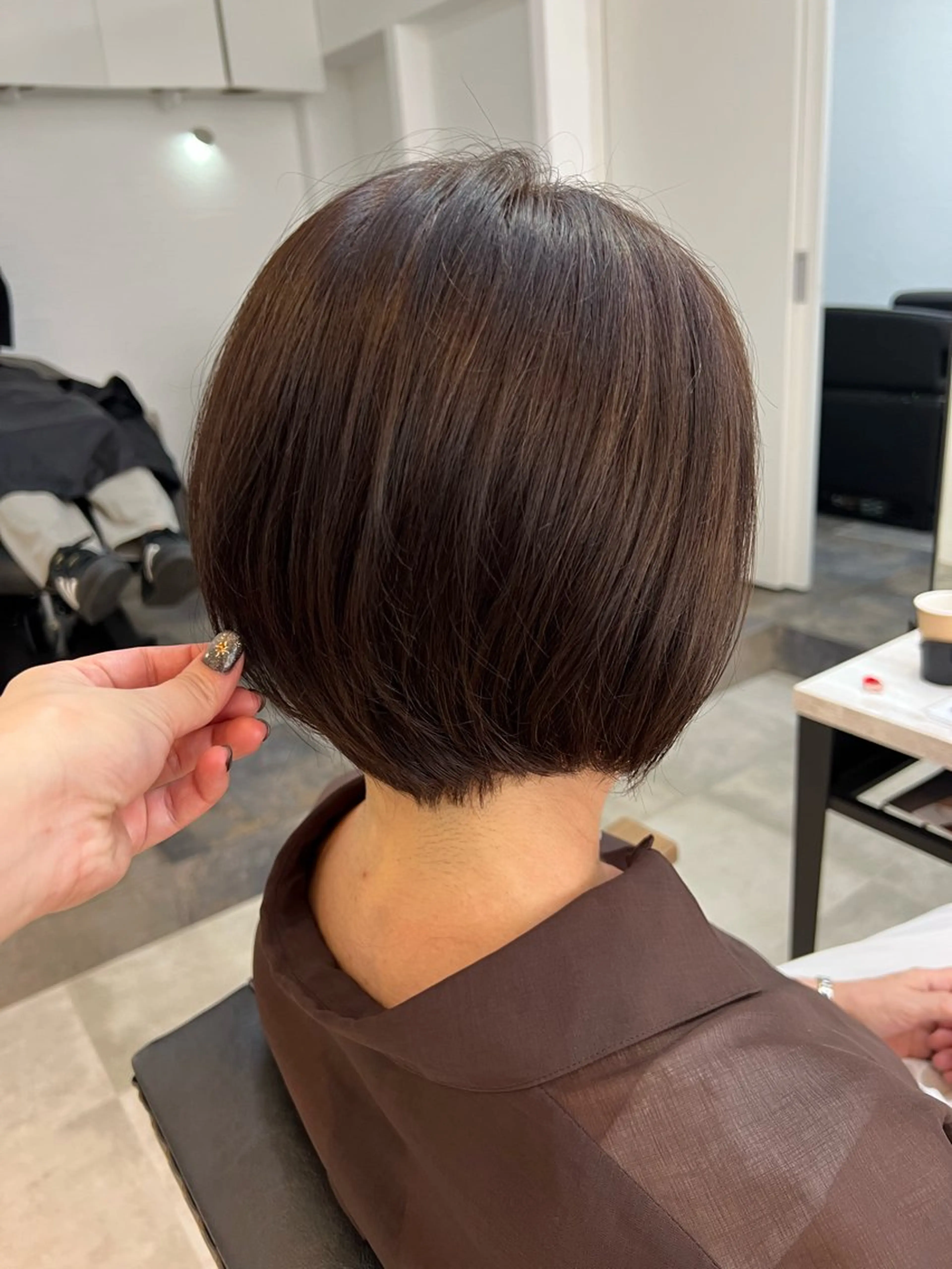 ショート カラー 🥀韓国ヘア🥀 宮津真菜のヘアスタイル