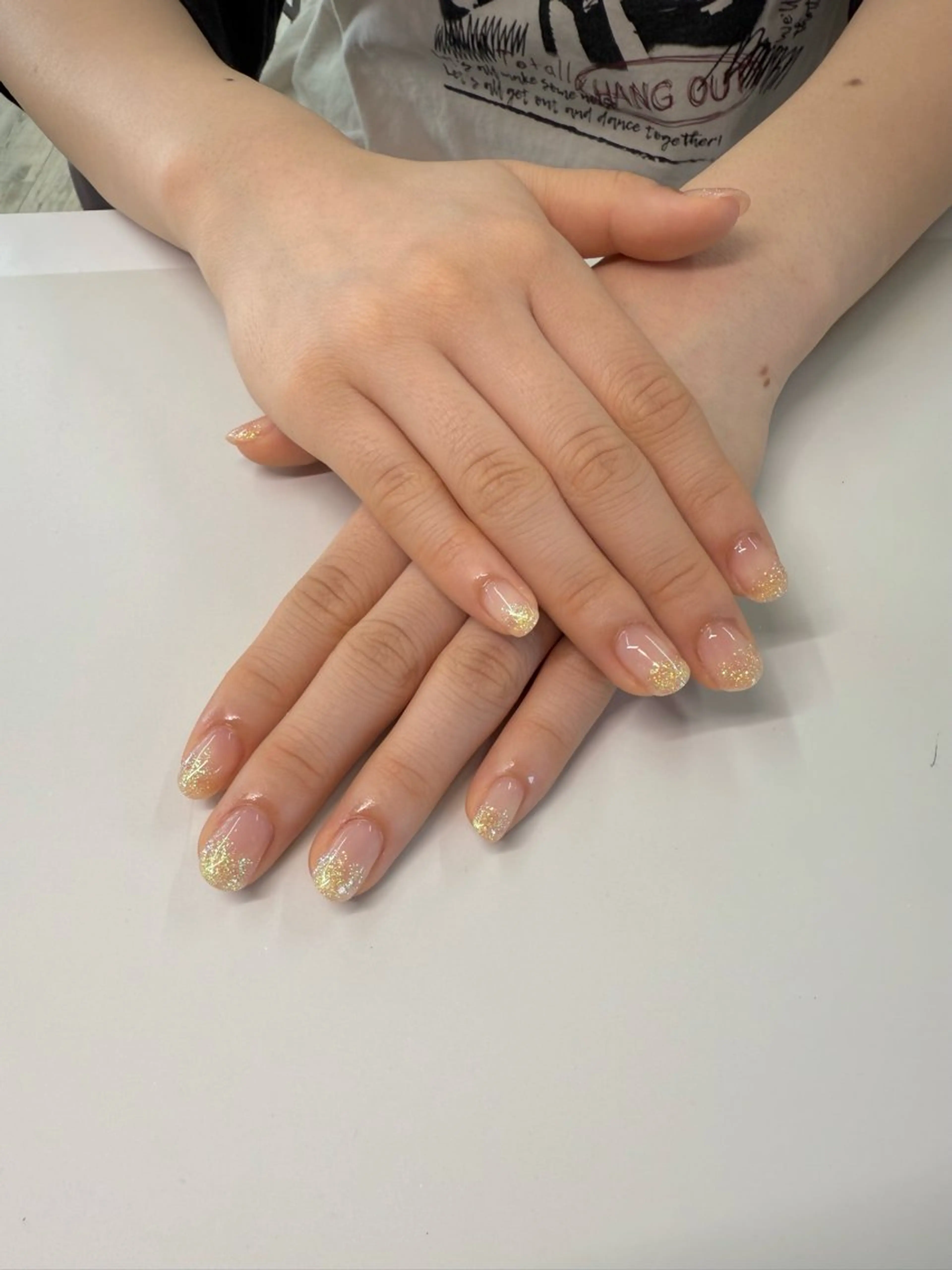 ネイル グラデーション ラメ(グリッター) ラメグラデーション LUCY 心斎橋/ Mei🌷のネイルデザイン