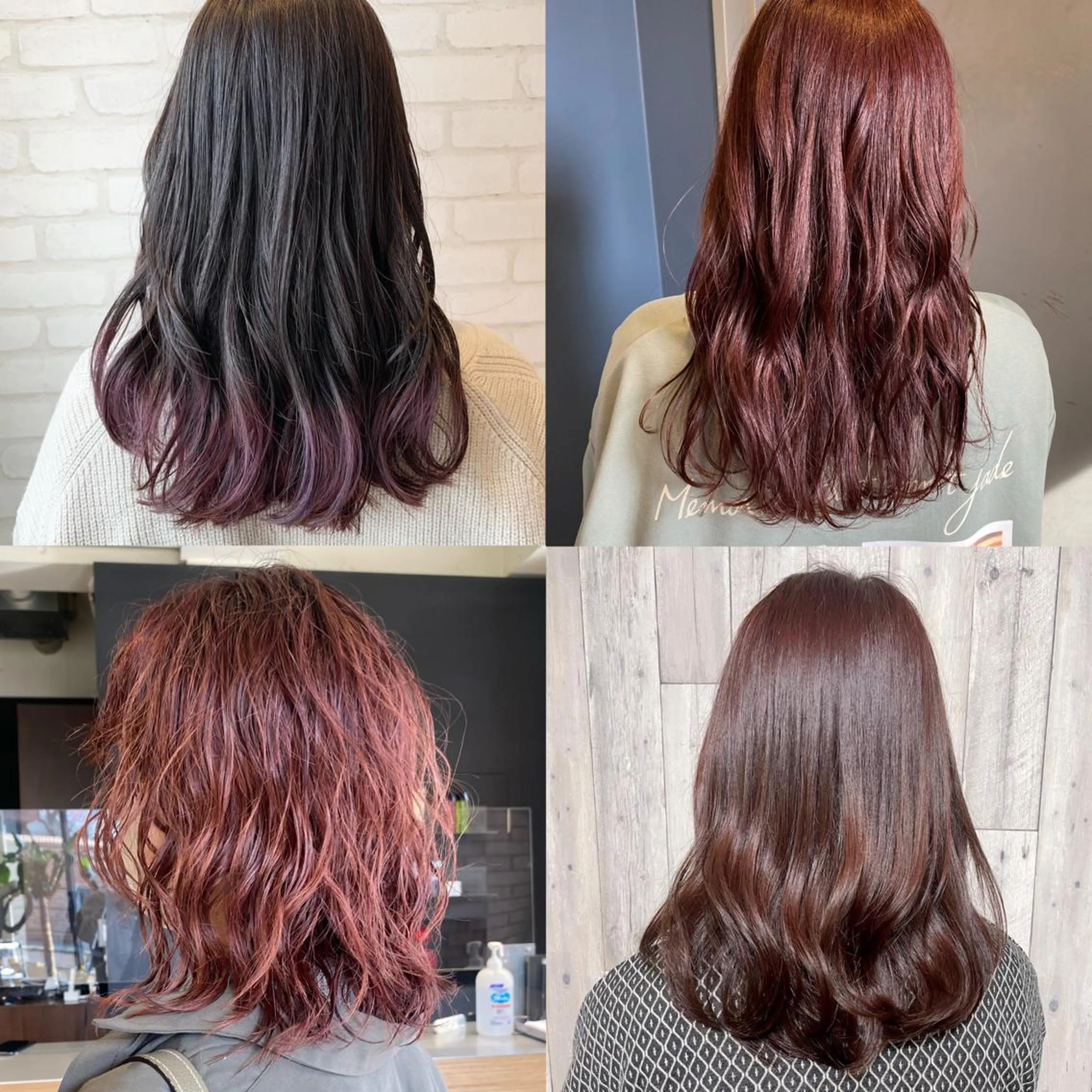 ミディアム カラー パーマ ピンクカラー カット ヘアカラー トリートメント タケダケイ /ショート/ボブのヘアスタイル