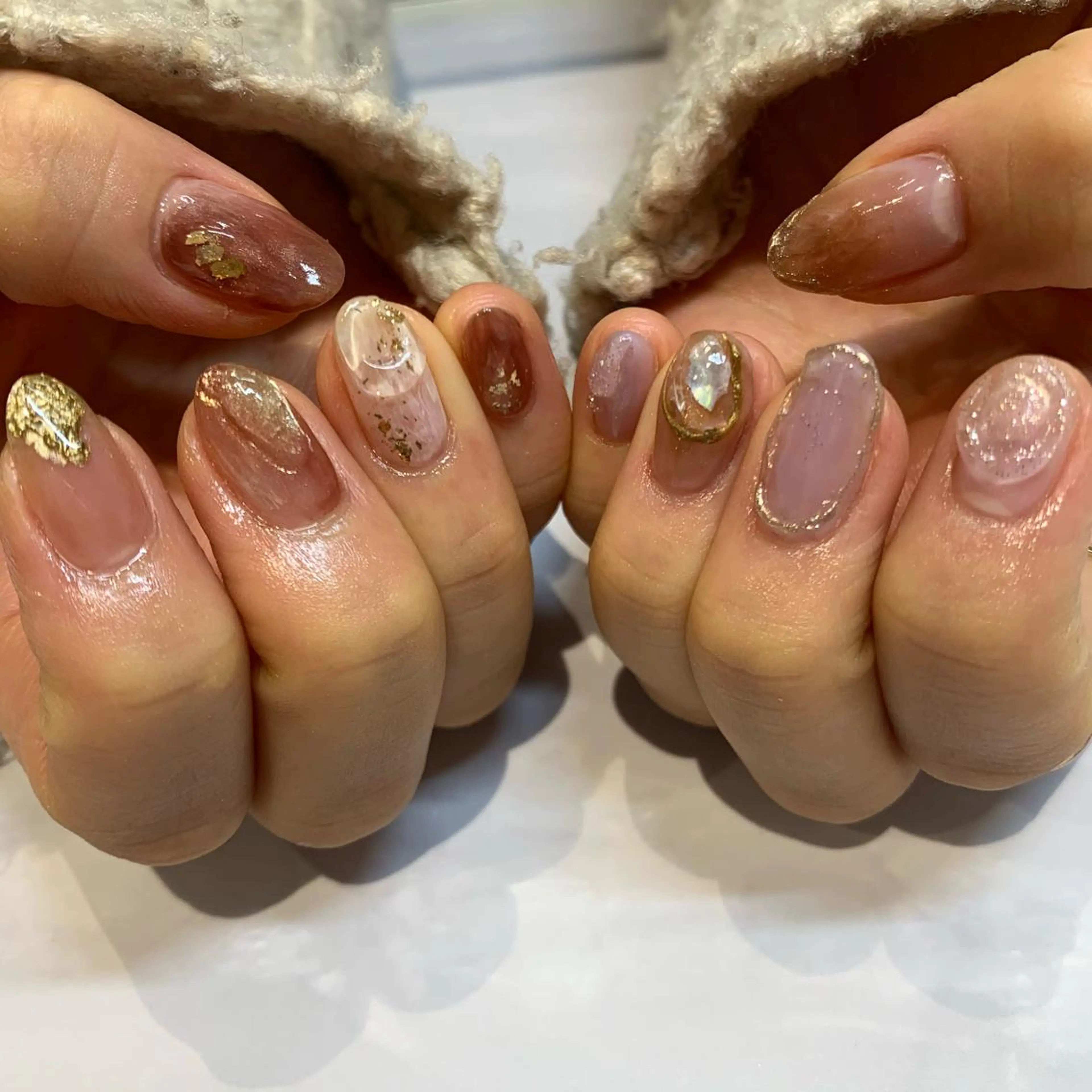 ネイル ニュアンスネイル オフのみ(ネイル) マキノ ユイのネイルデザイン