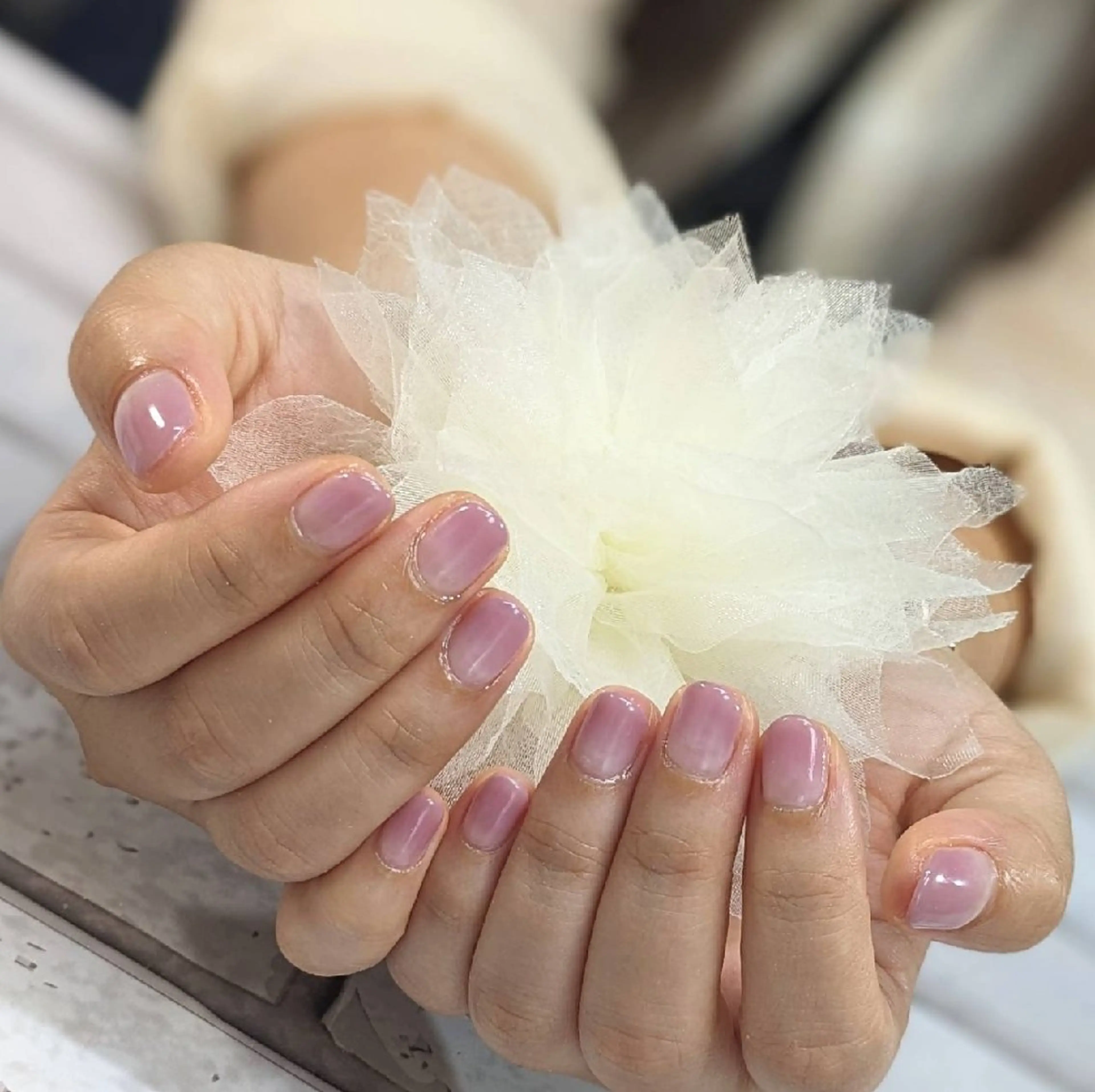 ネイル グラデーション パープル ハンドネイル ネイルサロンベルティ .keikoのネイルデザイン