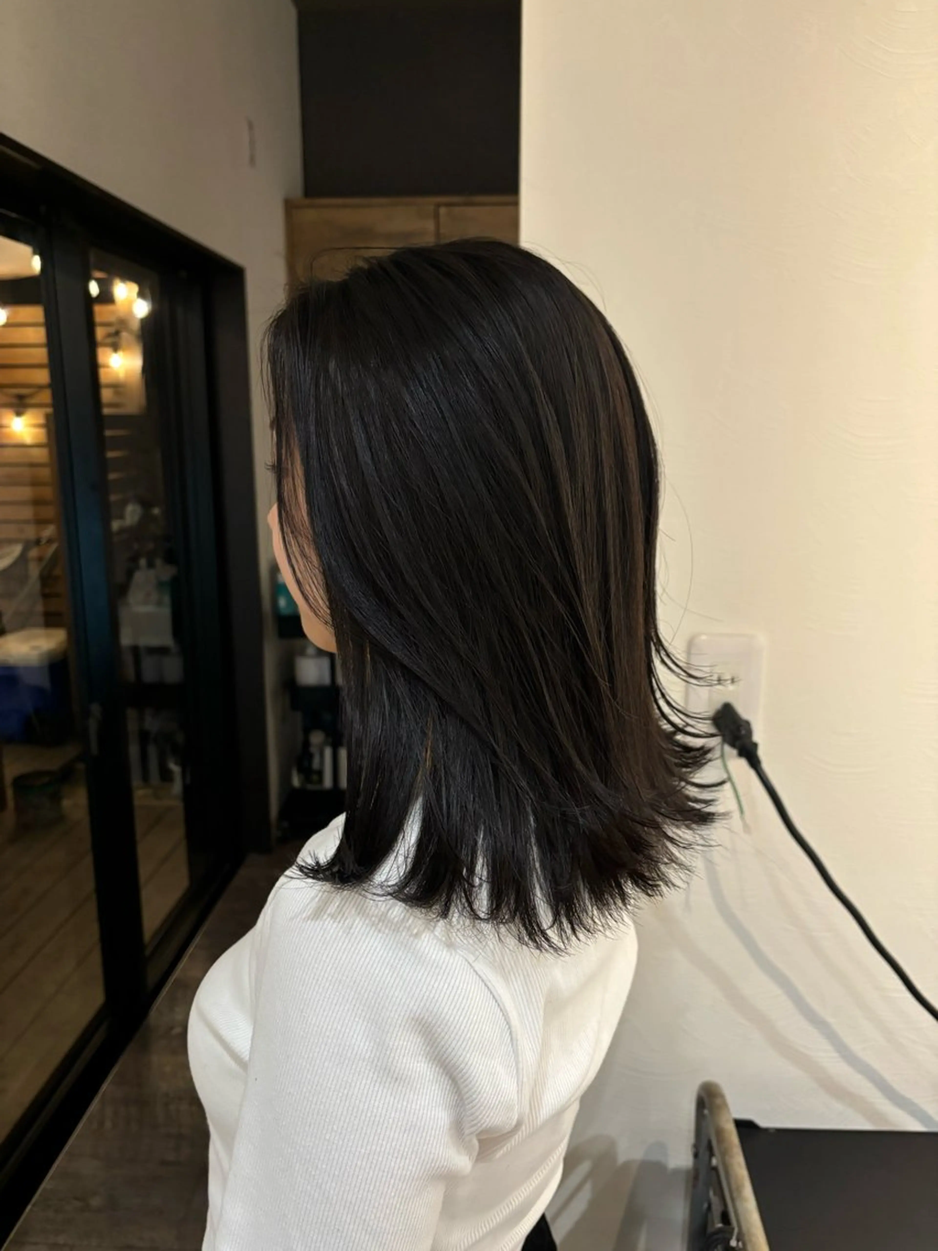 セミロング カット ヘアカラー トリートメント SOL Matsumuraのマツエク・マツパデザイン