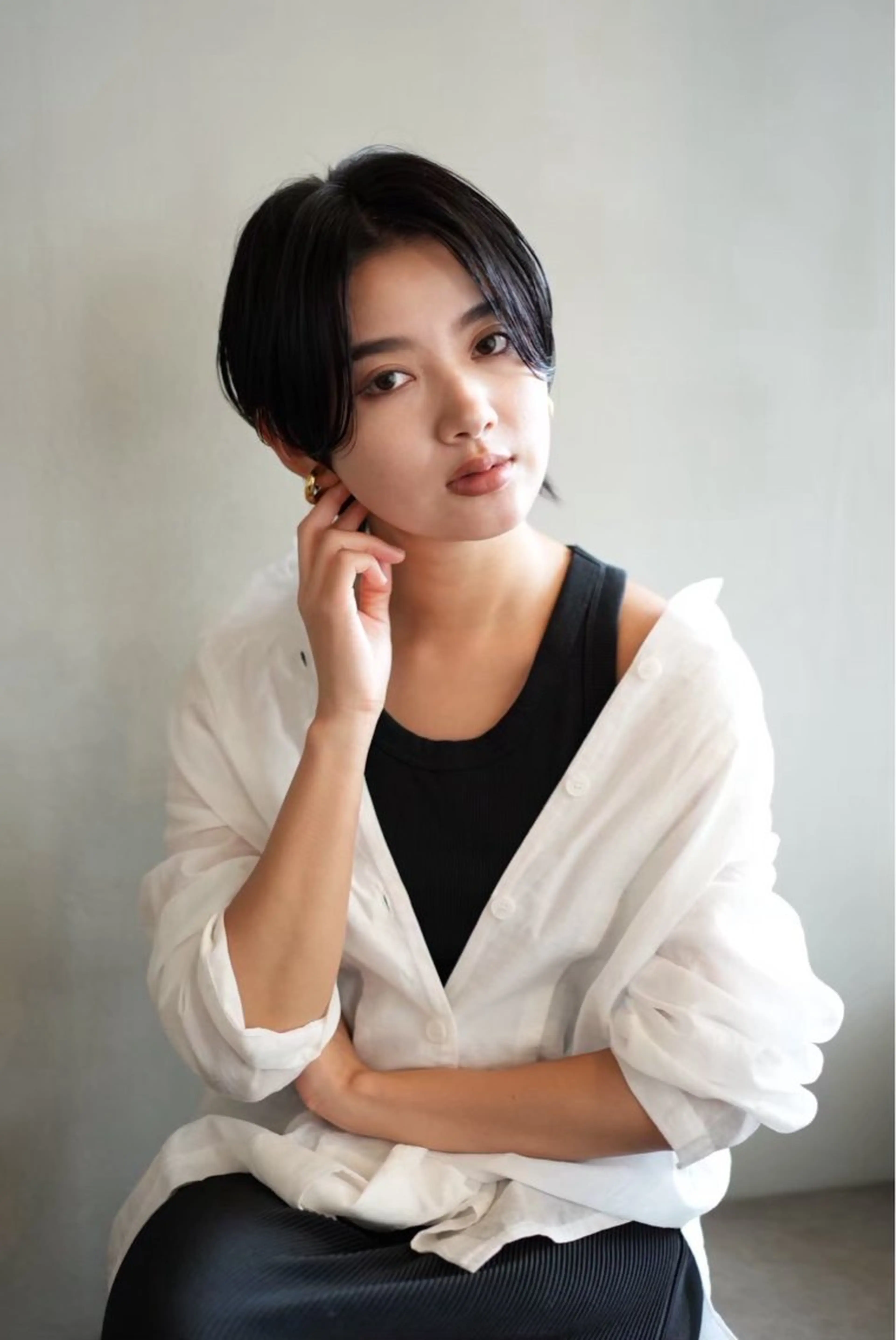 ショート カラー 加賀 千聖 /soigneのヘアスタイル