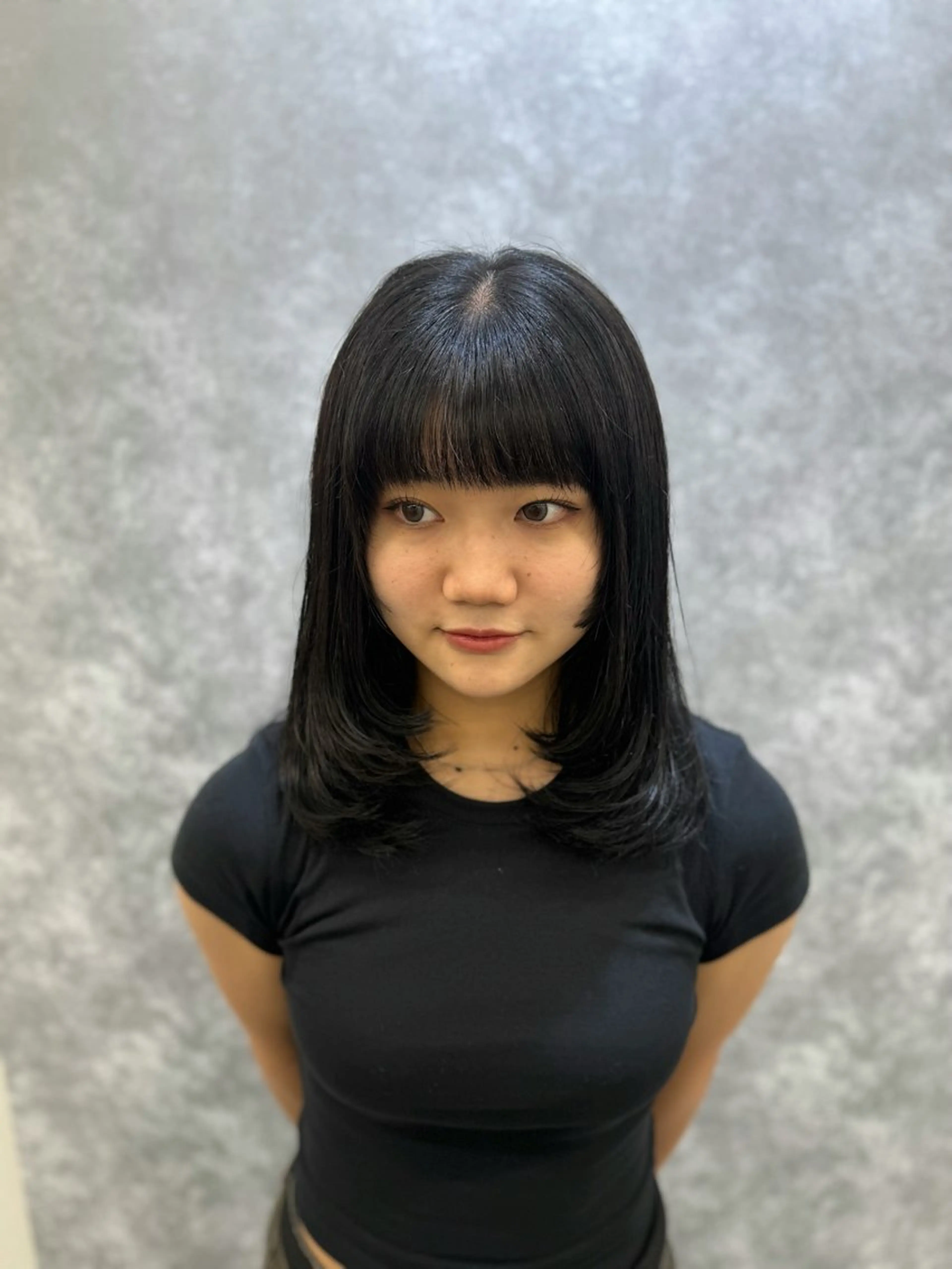 ミディアム カラー カット ヘアカラー 🕯コバ/レイヤー/ 美髪縮毛🕯のヘアスタイル