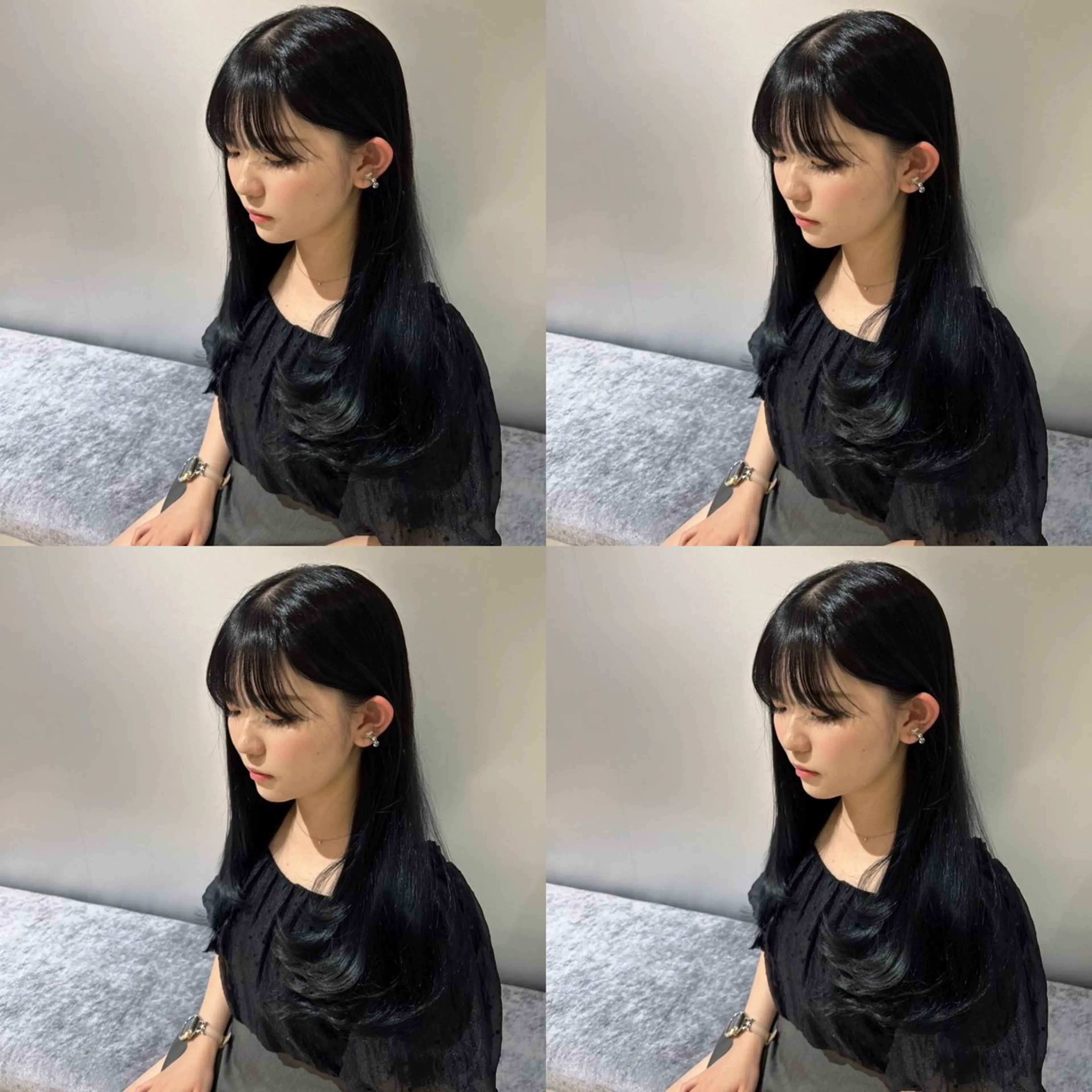 ロング カラー レイヤーカット/ 縮毛矯正🇰🇷早坂のヘアスタイル