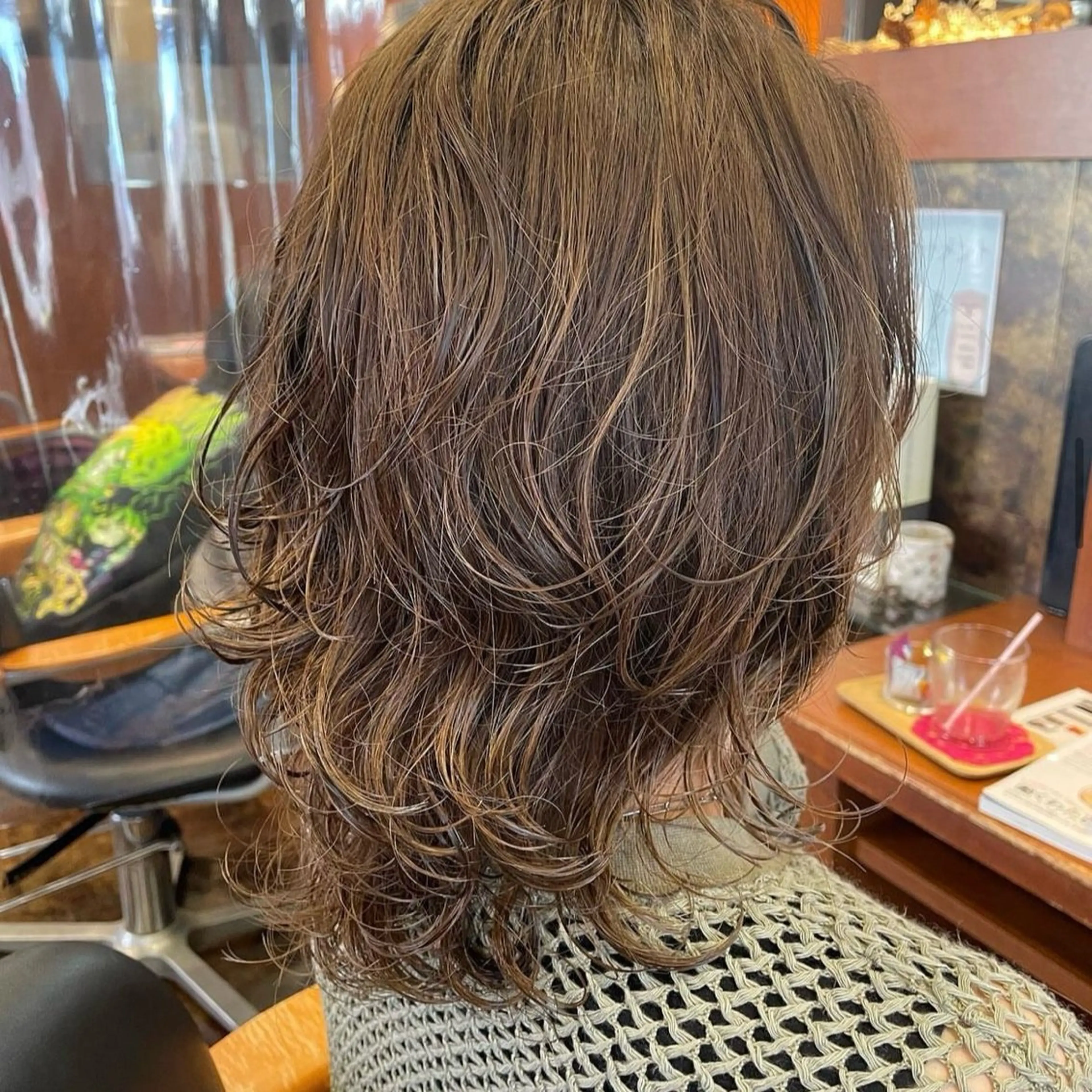 パーマ 落合 ちりのヘアスタイル