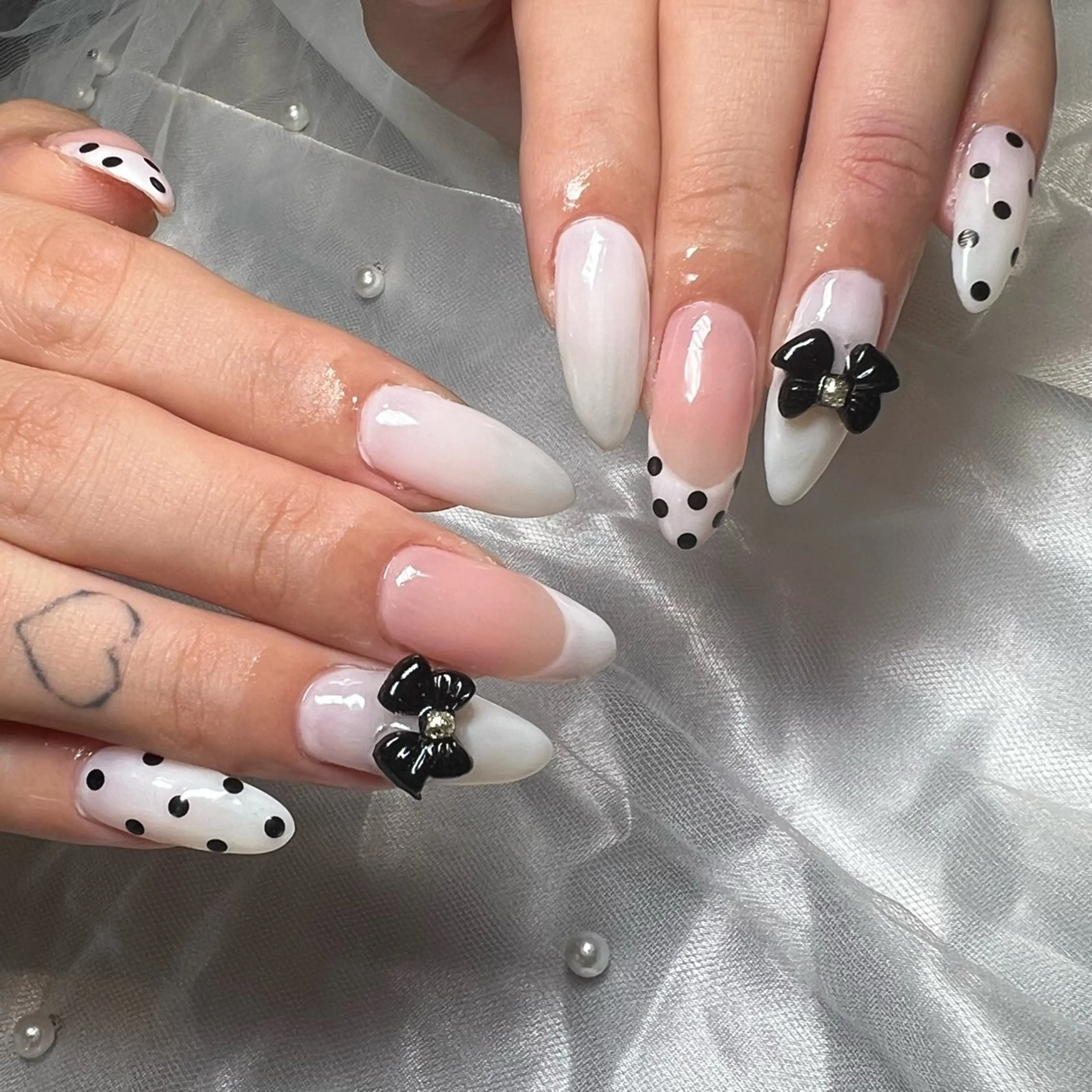 ネイル ハンドネイル E  nail 風羽のネイルデザイン