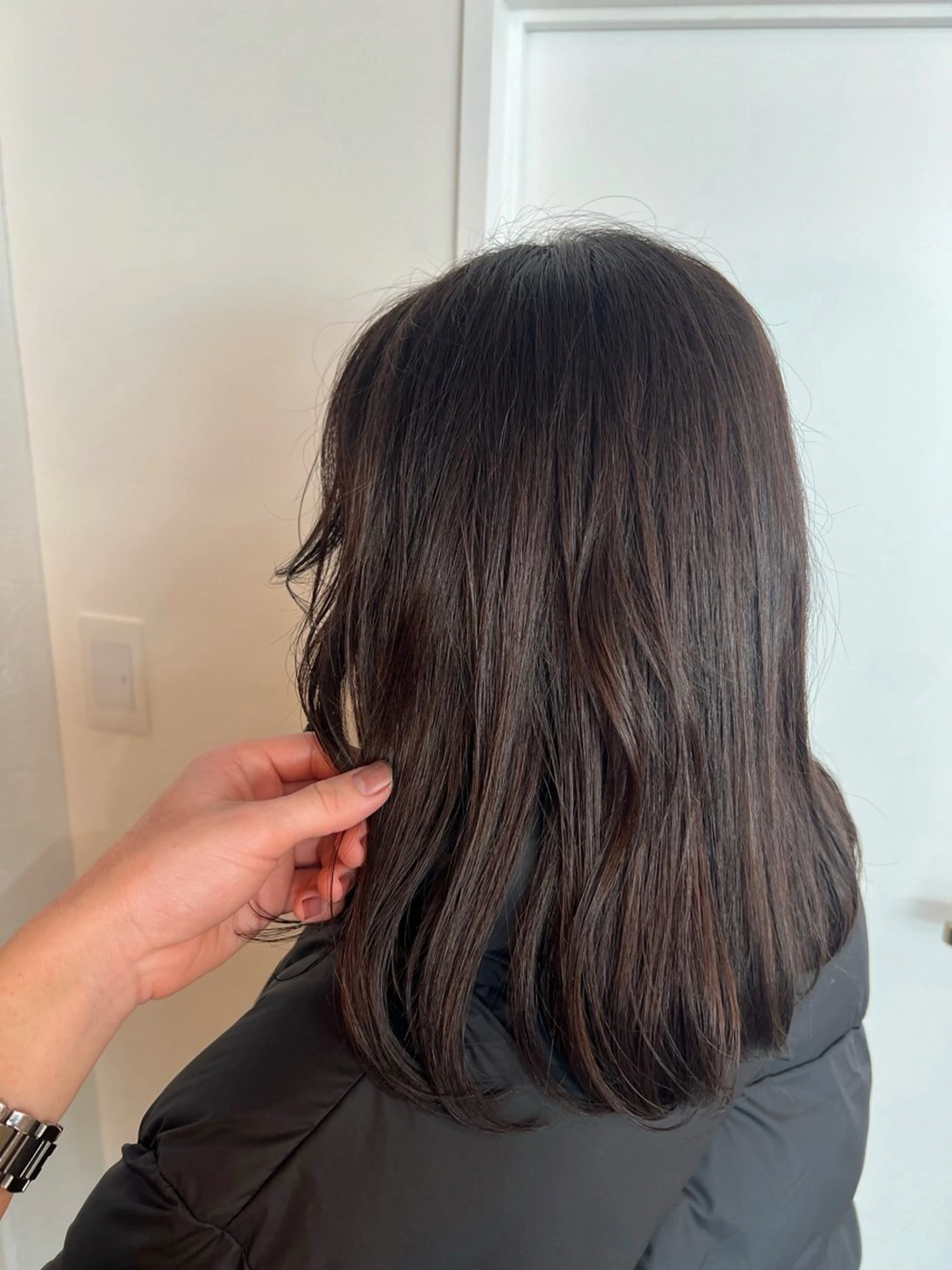 ミディアム カラー tomu/大名/艶髪 髪質改善/透明感のヘアスタイル