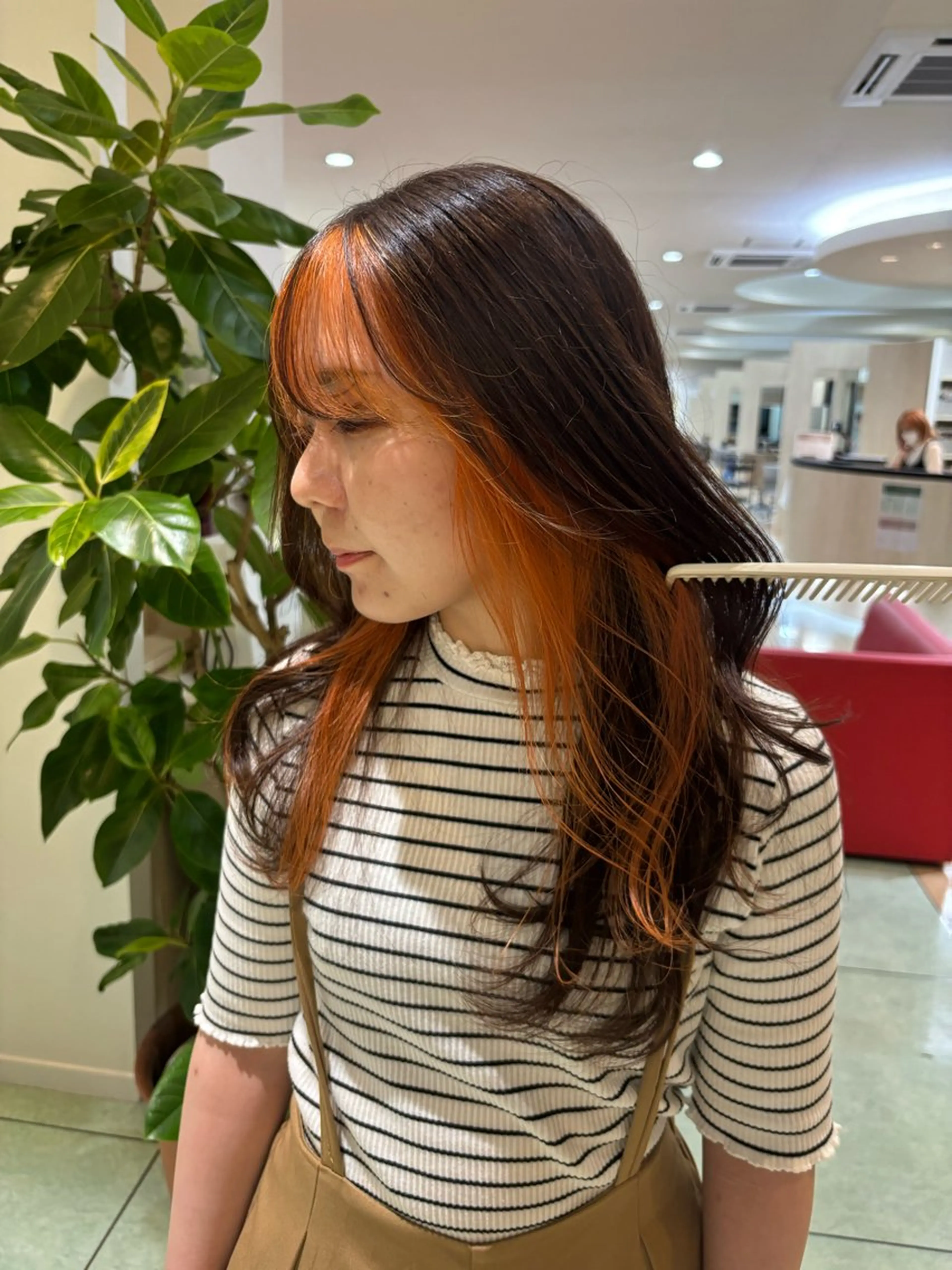 カラー 抜け感ヘア໒꒱ブリー チ໒꒱chihanaのヘアスタイル