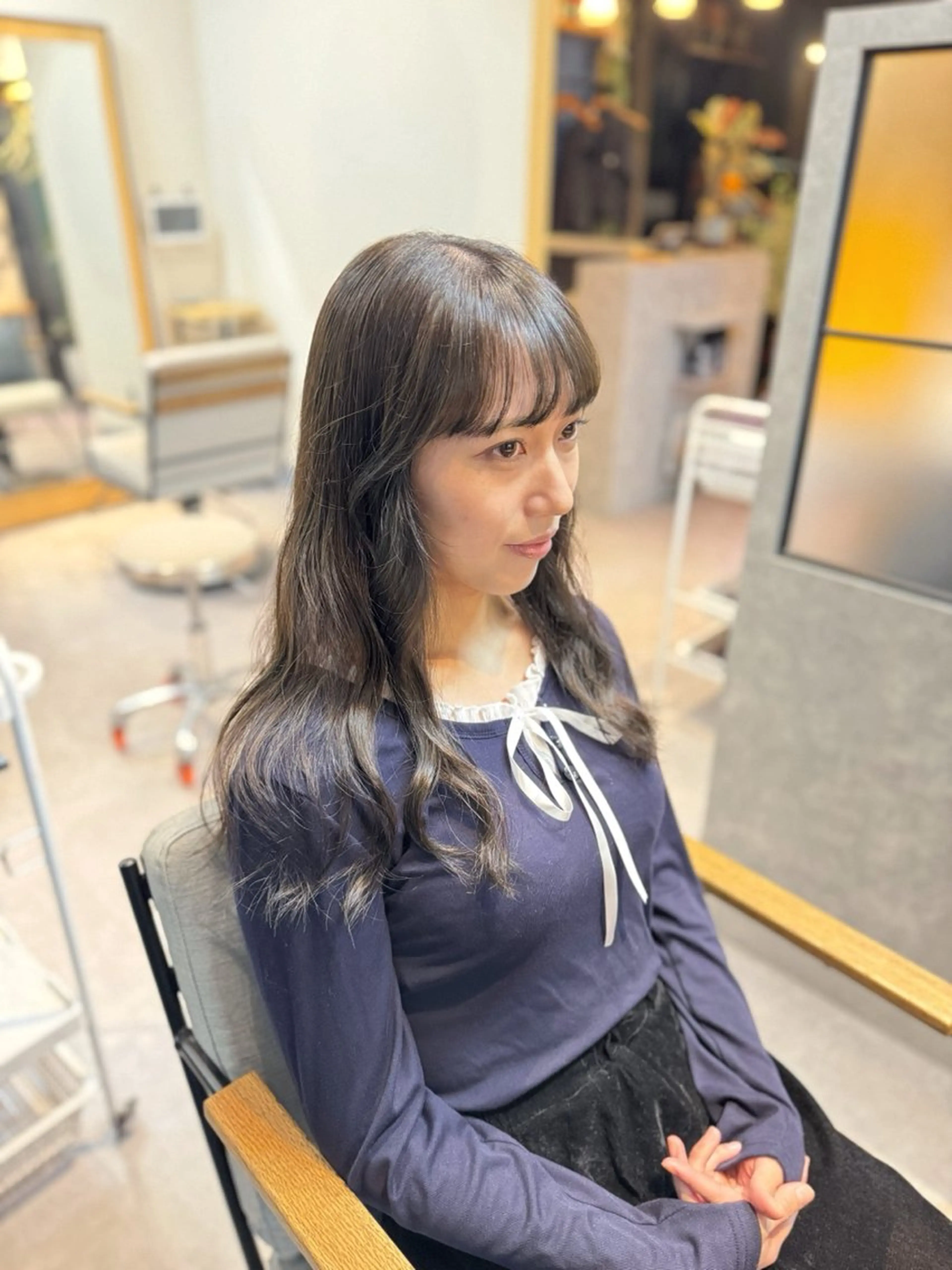 ロング カラー ヘアカラー 似合わせ/ブリーチ/ 透明感/sanamiのヘアスタイル