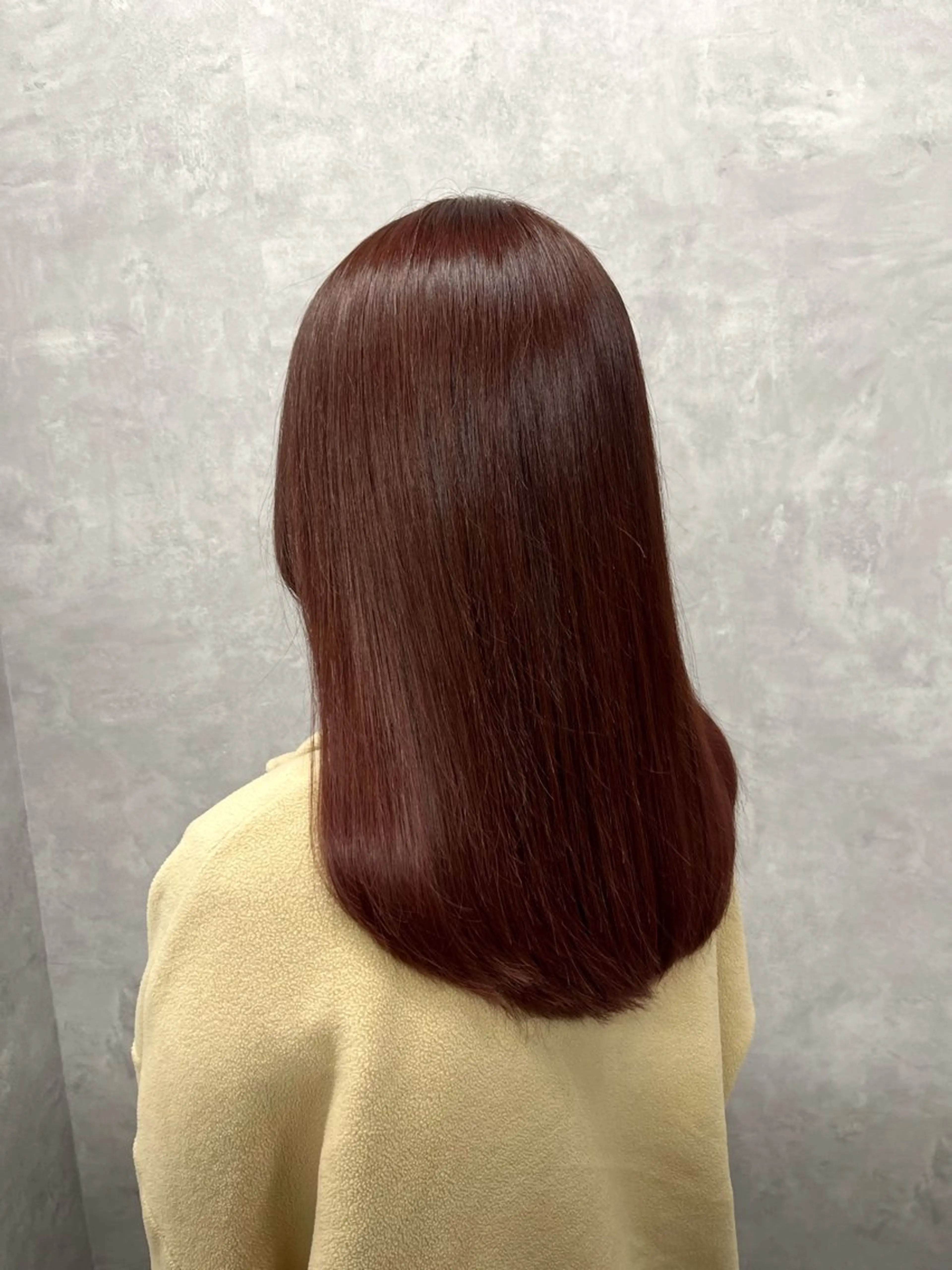 セミロング カラー ラベンダーカラー ピンクカラー ピンクラベンダー yuri🌼 NUMBER 天王寺のヘアスタイル