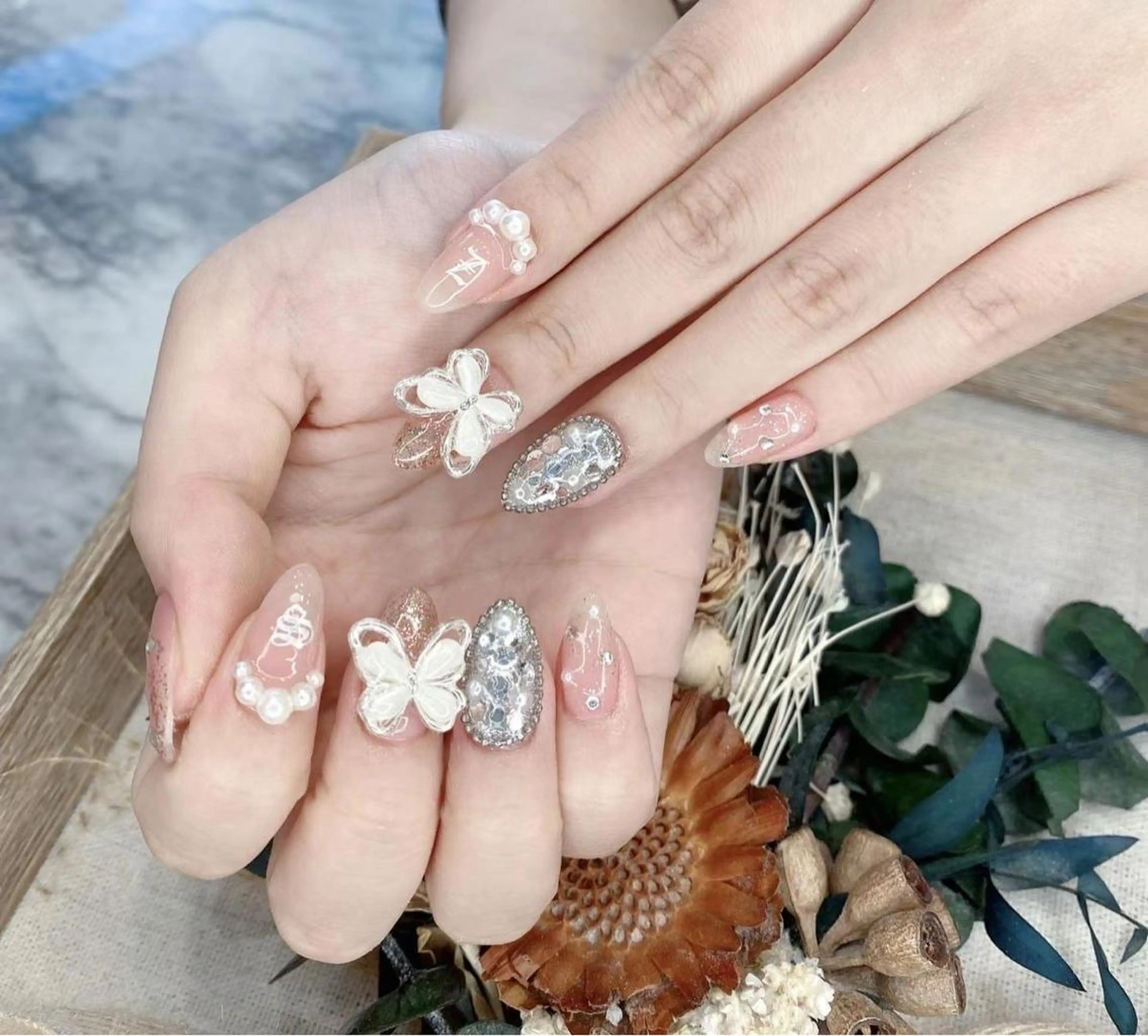 ネイル キラキラネイル ラメ(グリッター) Babarla Nailのネイルデザイン