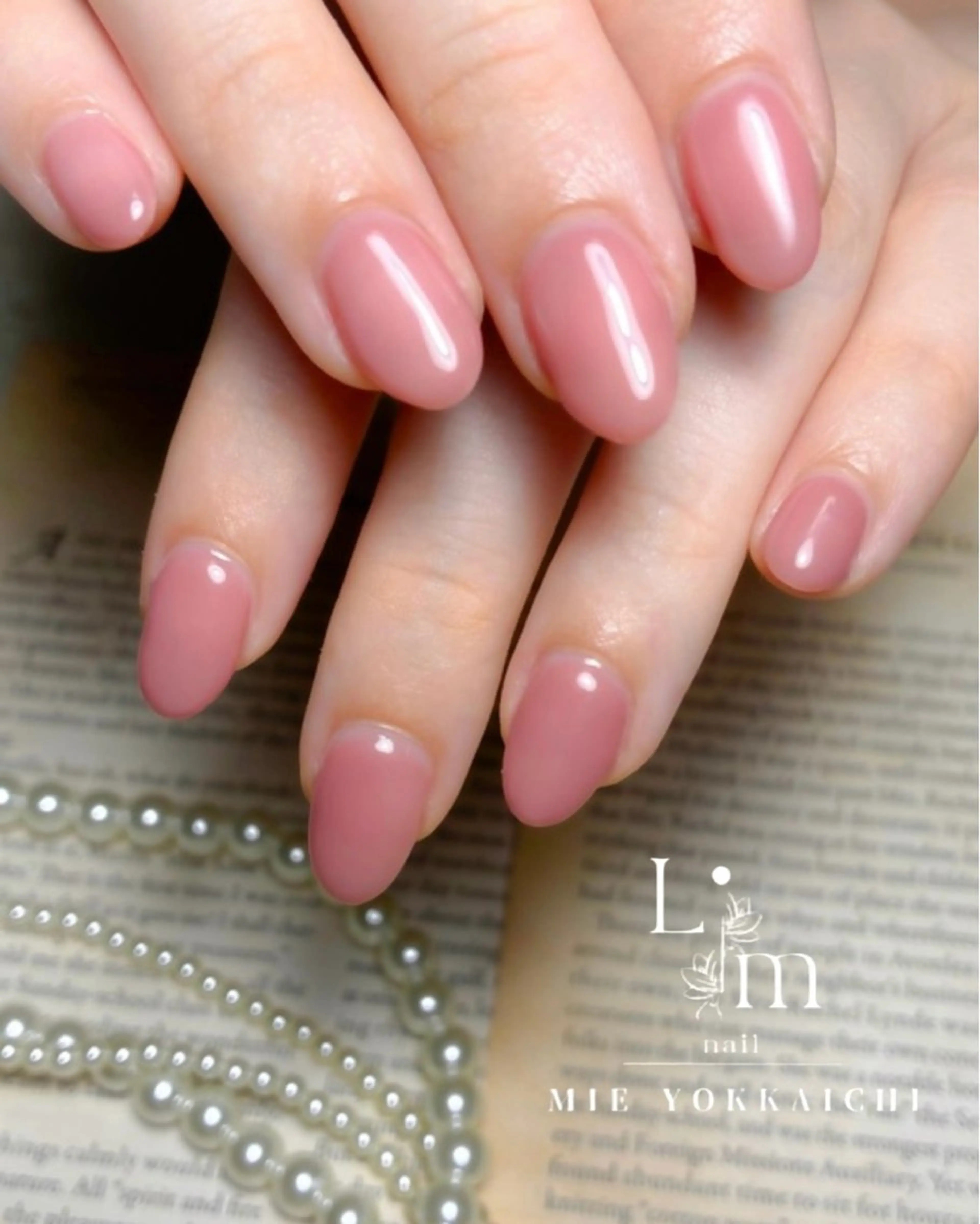 ネイル ワンカラーネイル Li.m nail リム ネイルのネイルデザイン