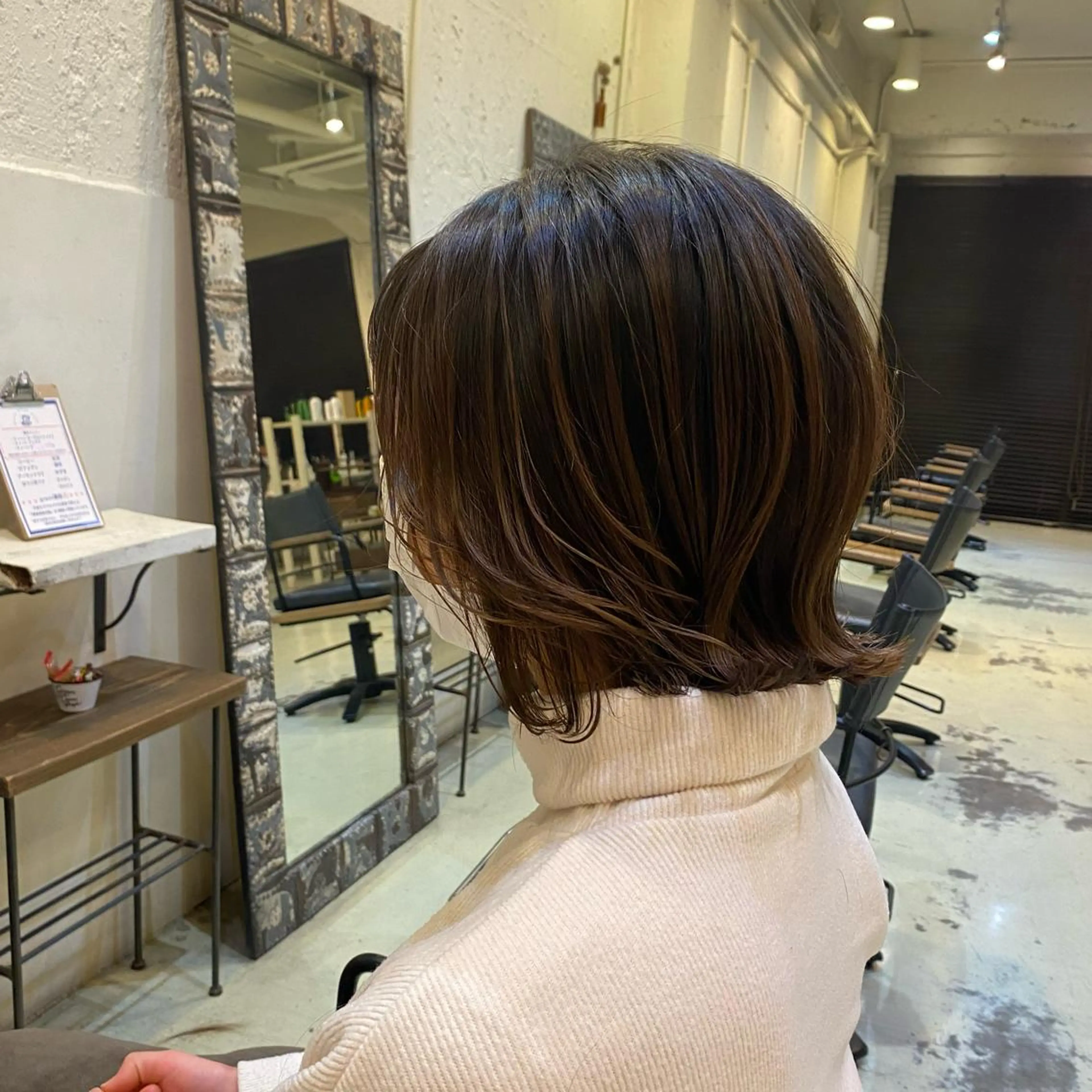 ショート 谷九/天王寺/上本町 ショート/ボブ/北川のヘアスタイル