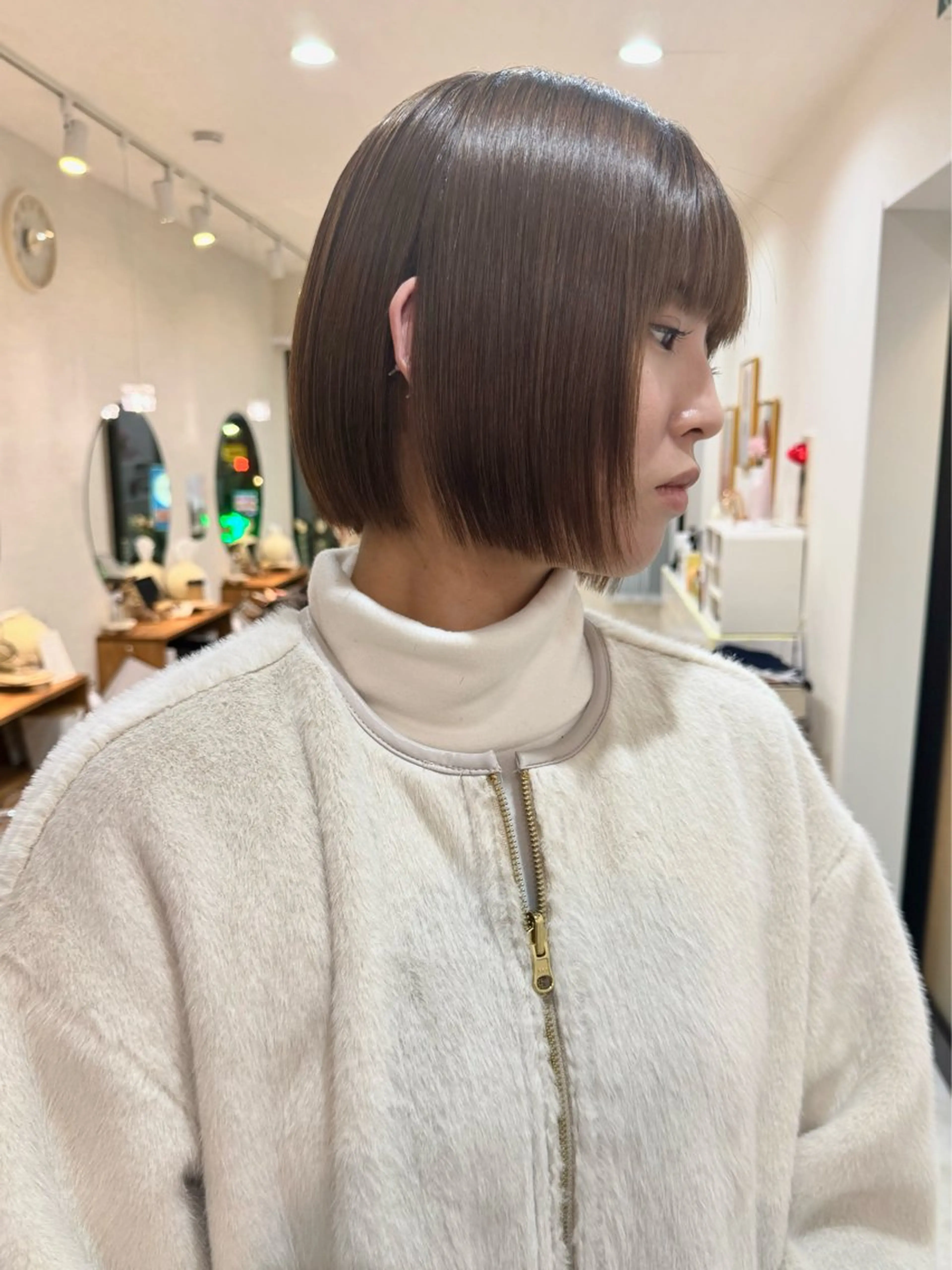 【学生がお得‼️/ミニモ学割】透明感ワンカラー+2stepトリートメントの写真