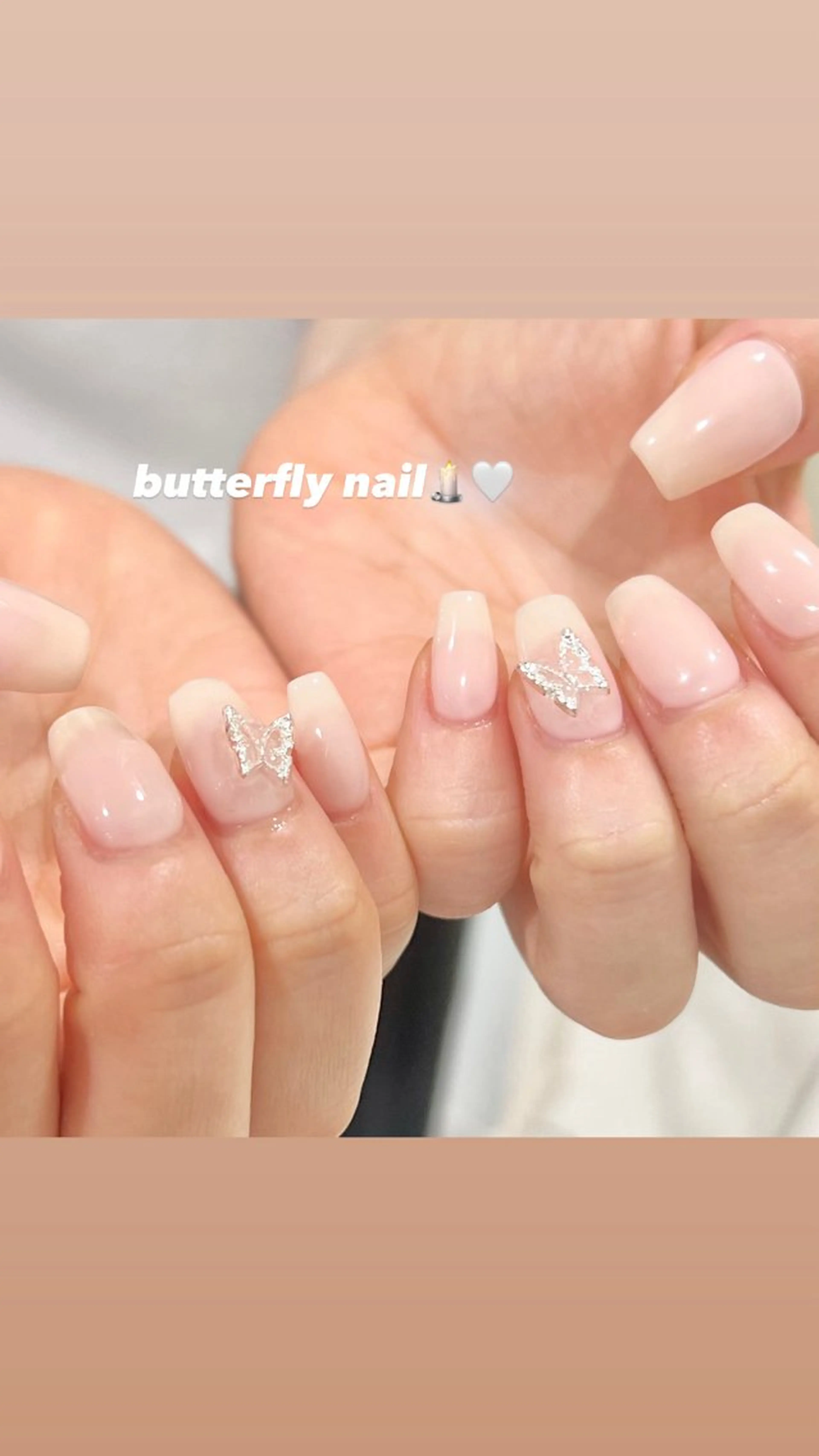 ネイル リボン ハンドネイル 🎀チーク/ちゅるん 🫧chisa🎀のネイルデザイン