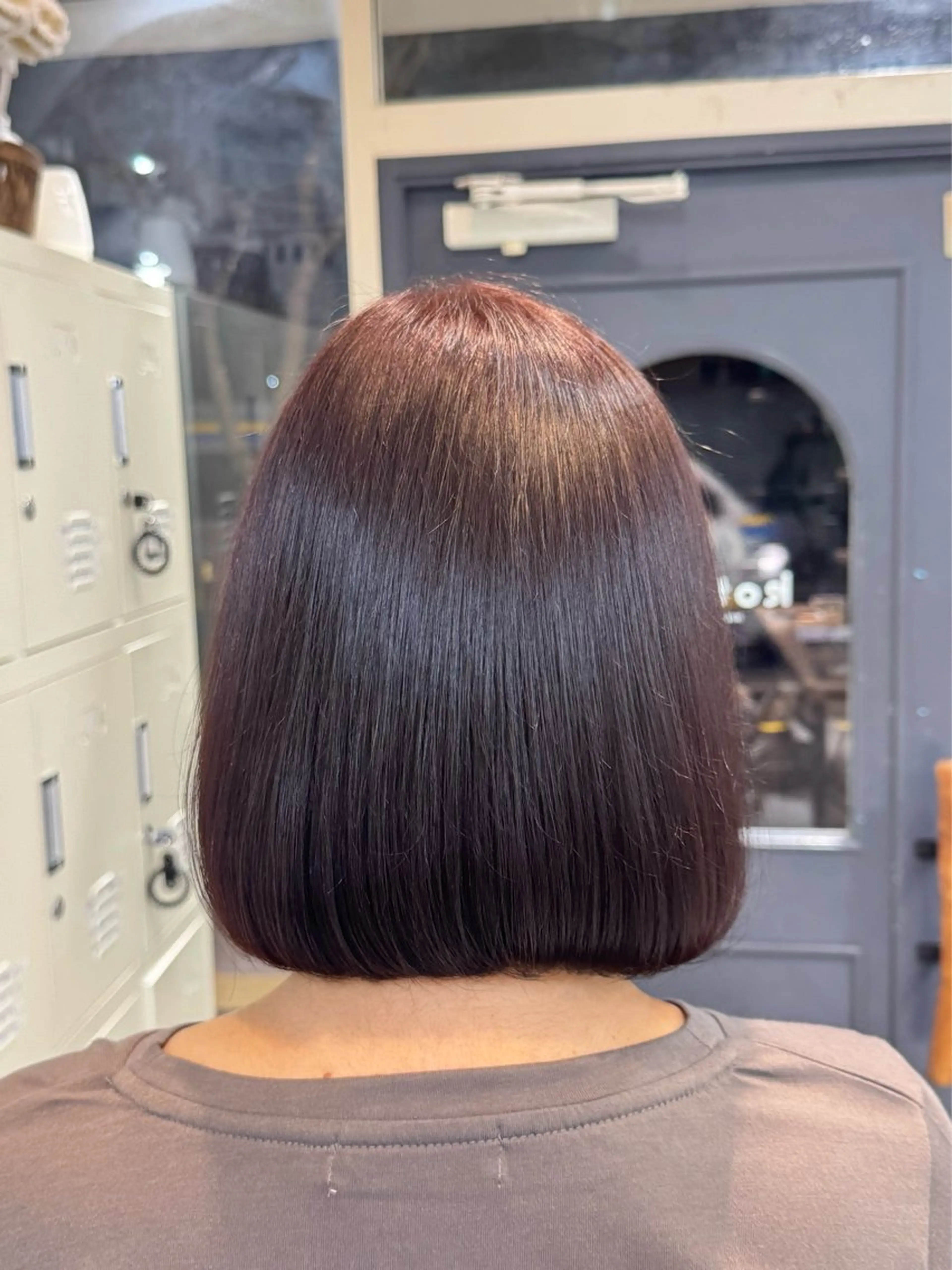 カラー ブラウンカラー ピンクカラー カット トリートメント 🫧毛先カット 🫧山中沙希のヘアスタイル