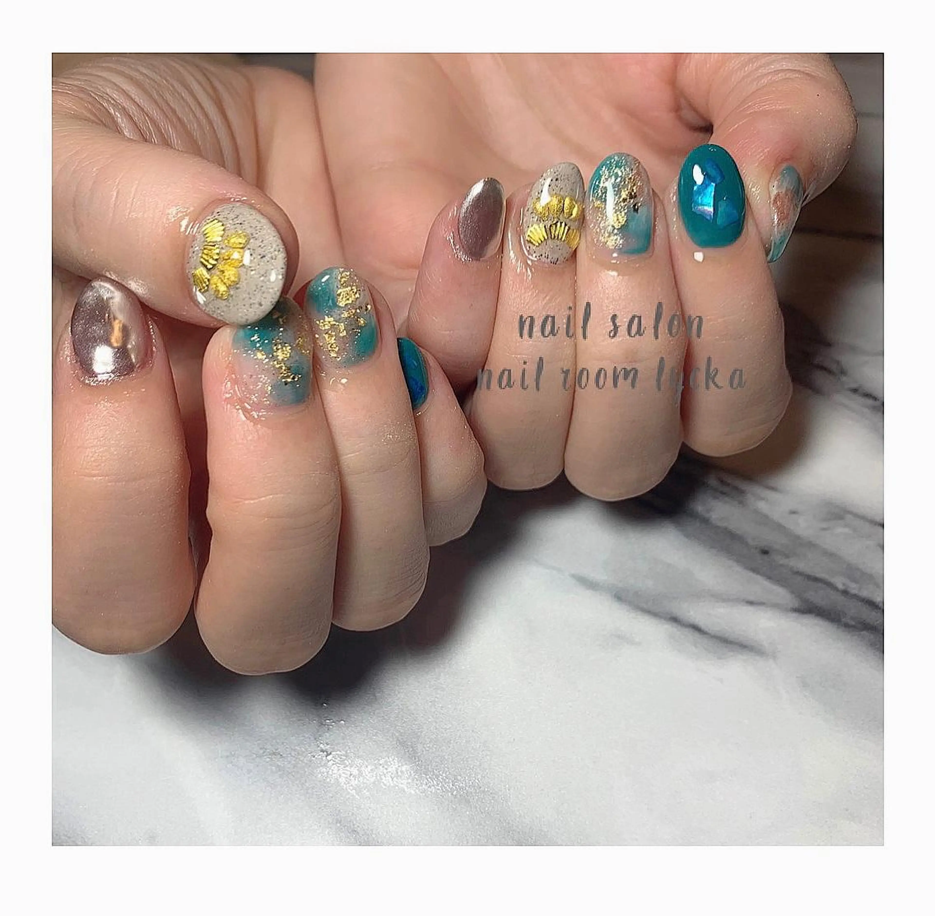 ネイル ﾈｲﾙﾙｰﾑﾘｯｶ 𝐦𝐚𝐲𝐮のネイルデザイン