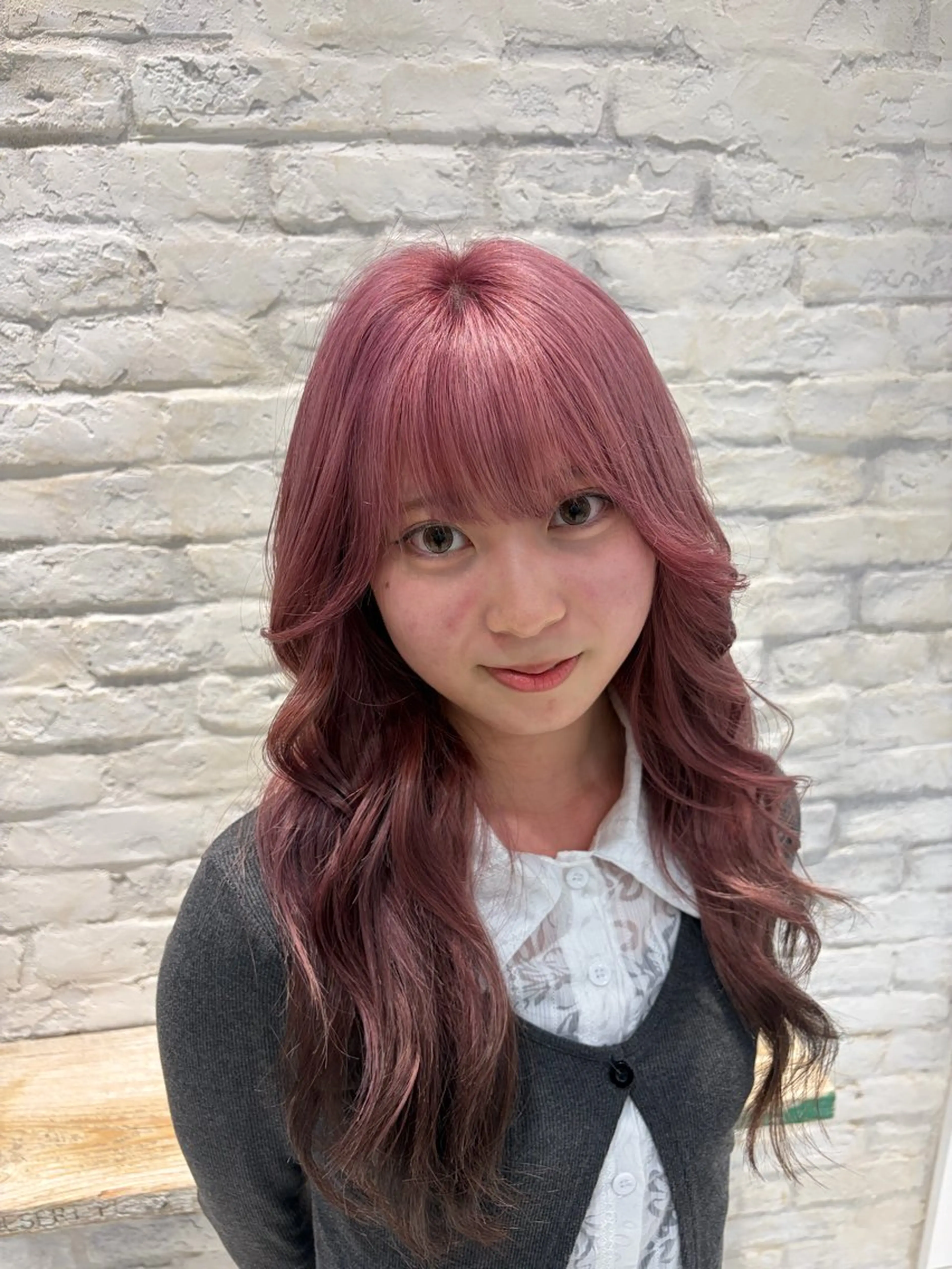 ロング カラー ヘアカラー 石塚 光流のヘアスタイル