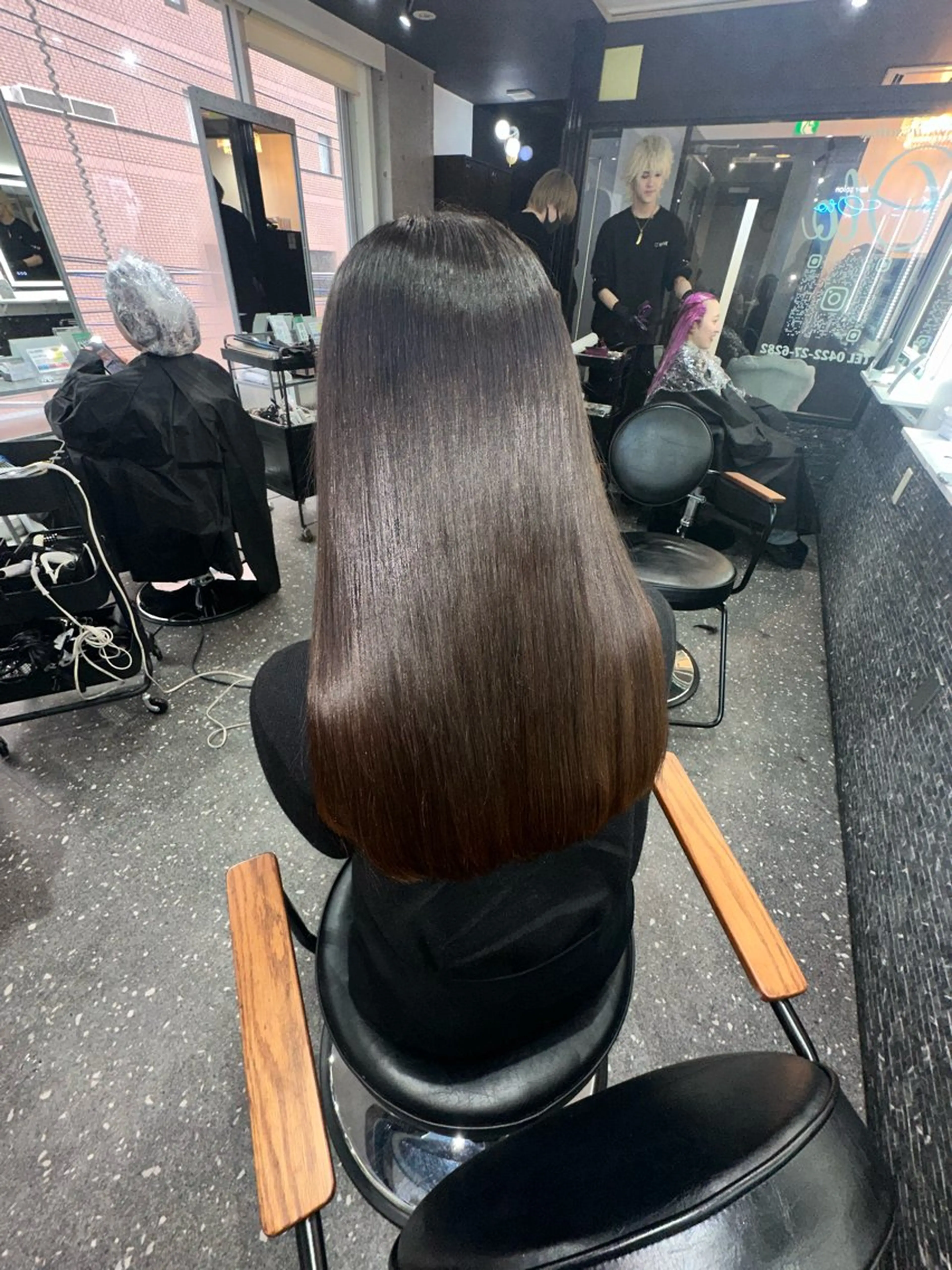 ロング カラー パーマ カット ヘアカラー 縮毛矯正 トリートメント 髪質改善⭐️縮毛矯正 中野⭐️Rinaのヘアスタイル