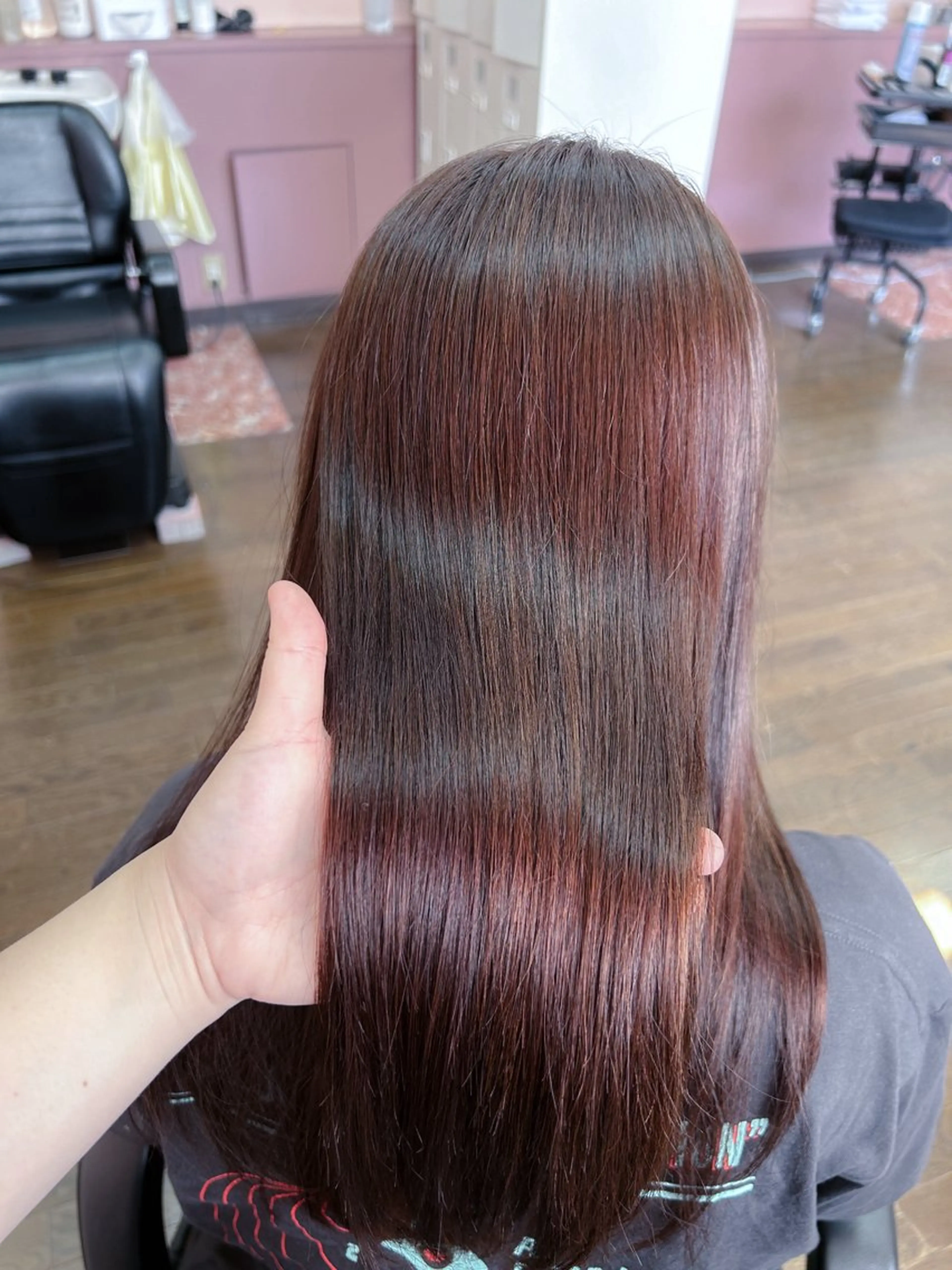 ロング 甲斐綾香 /髪質改善/縮毛矯正のヘアスタイル