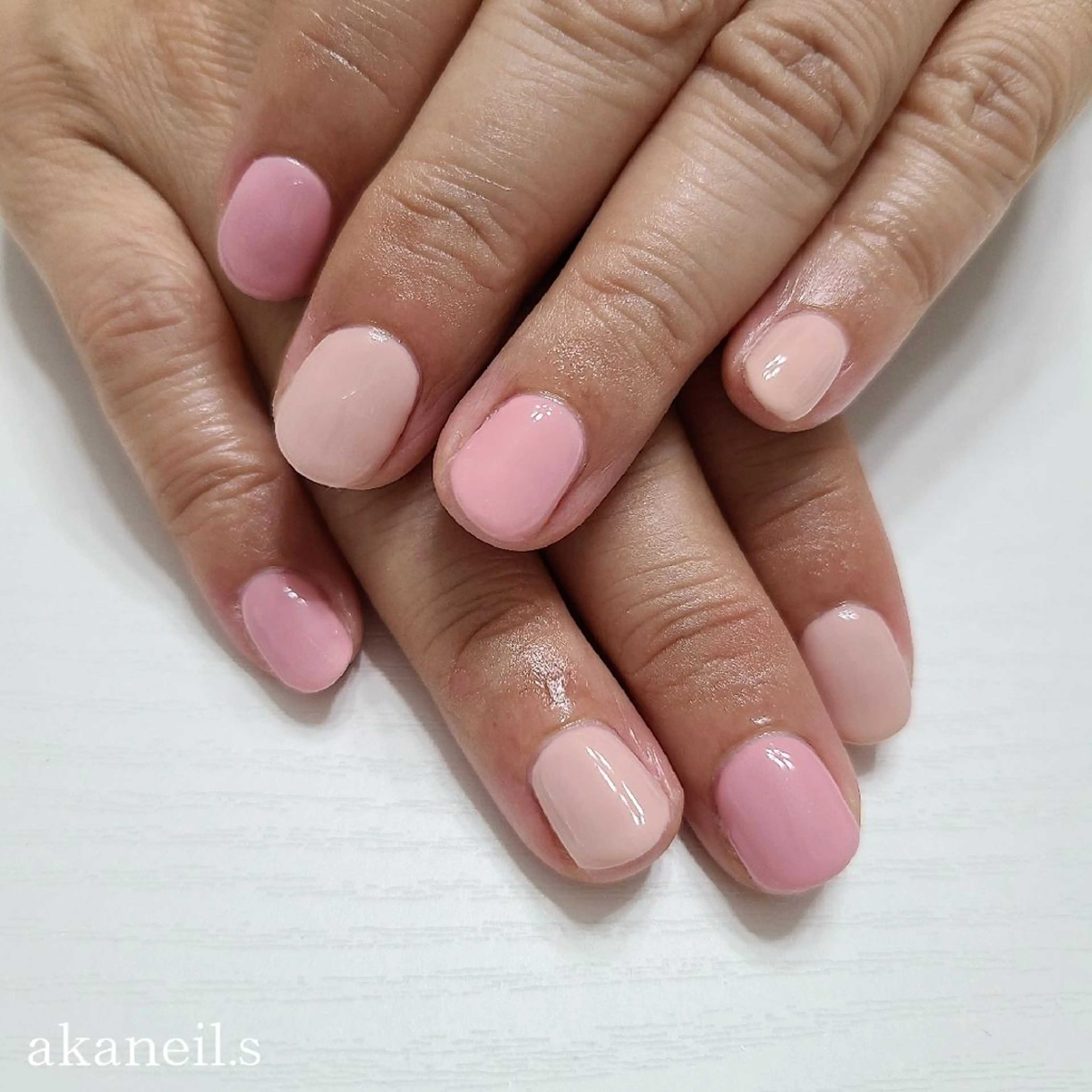 ネイル ピンク 【akaneils】 アカネのネイルデザイン
