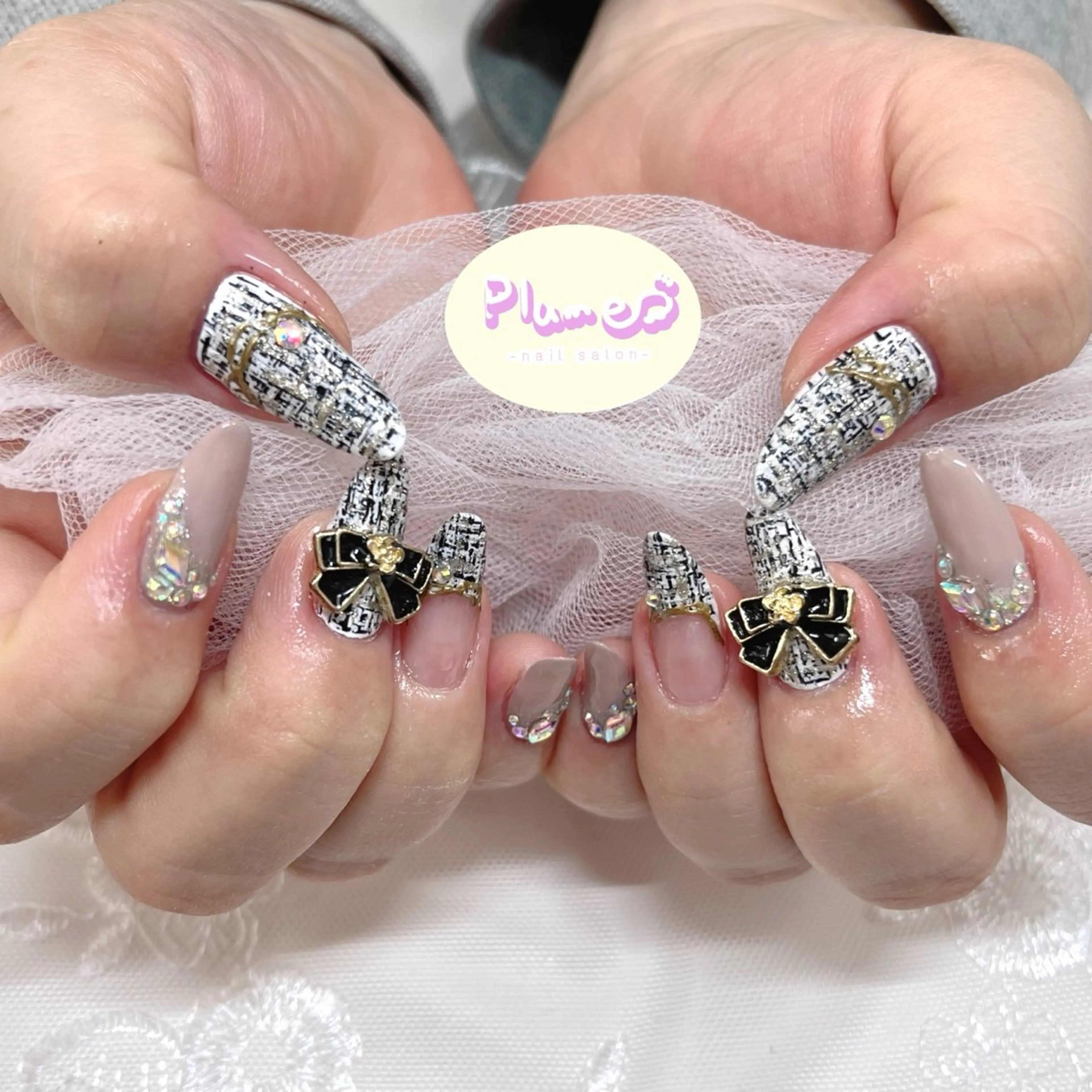 ネイル ハンドネイル plume nail ☆韓国ネイルのネイルデザイン