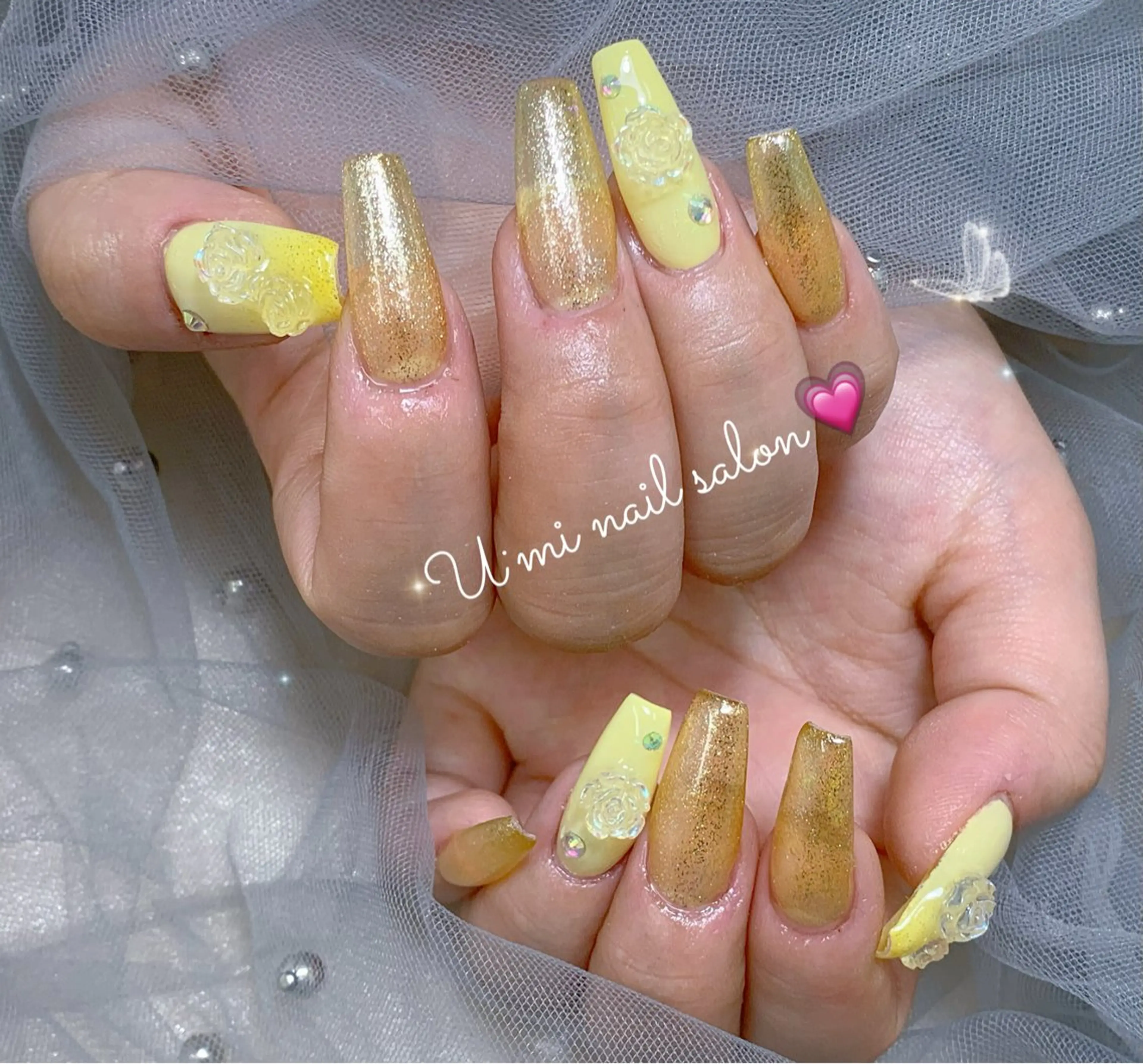 ネイル スカルプネイル ハンドネイル U·Mi 上野御徒町容のネイルデザイン