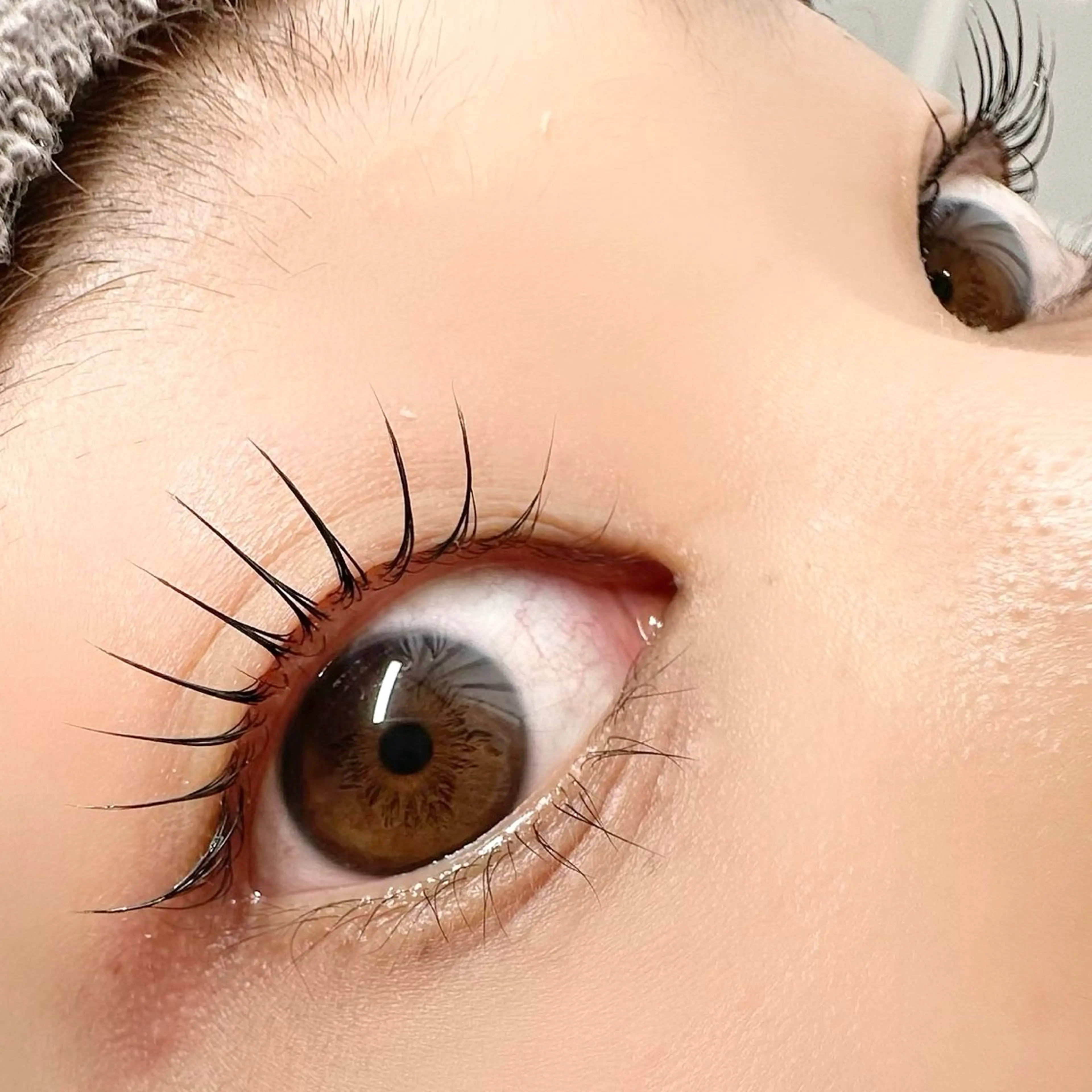 《モチ1.5~2倍最新技術🦋》LEDフラットラッシュ100本🤍オフ・コーティング込みの写真