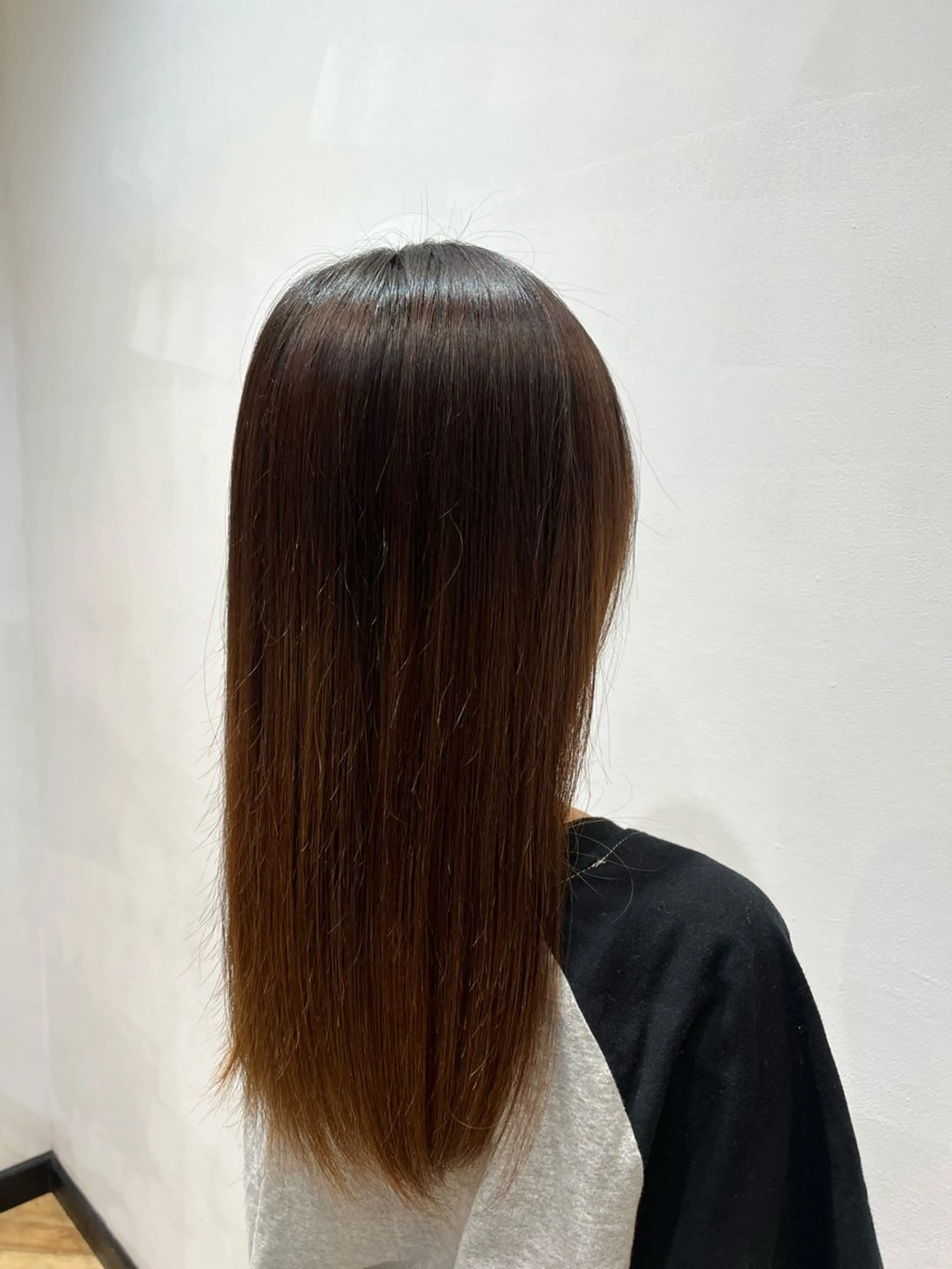 ロング 髪質改善 トリートメント 酸熱トリートメント Rika🎀美髪矯正 /透明感カラー🫧のヘアスタイル